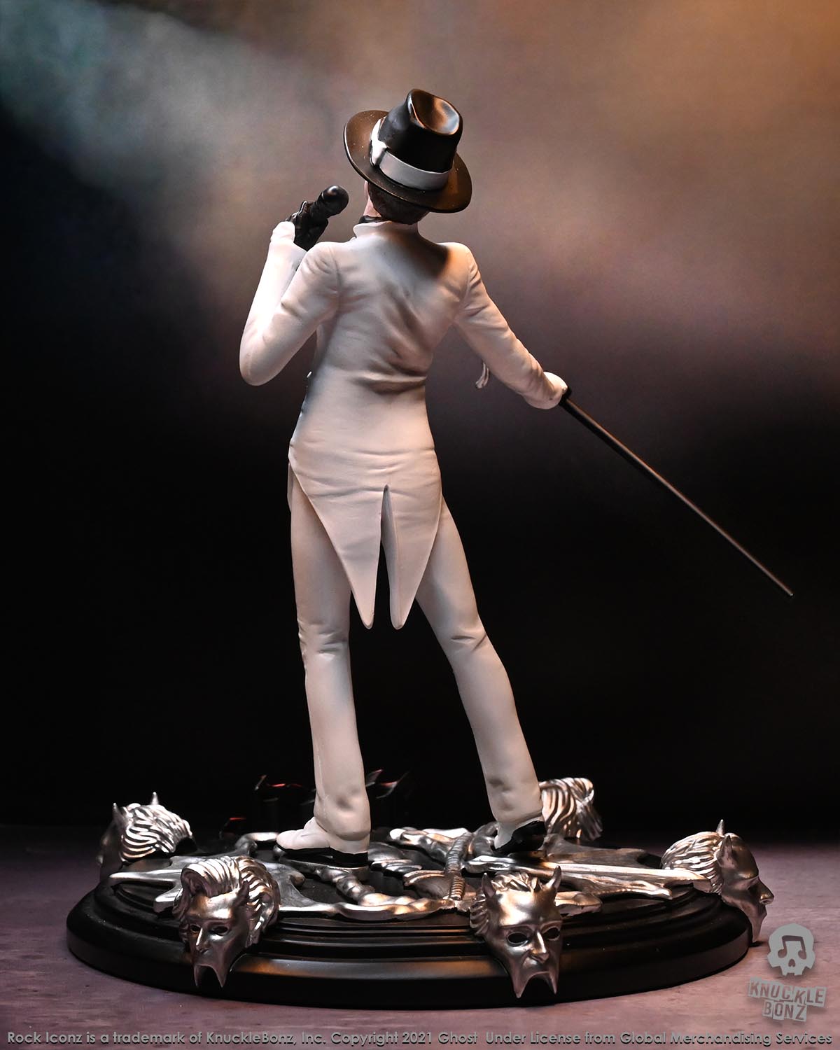 Ghost Cardinal Copia White Tuxedo (Variant) KnuckleBonz Statue