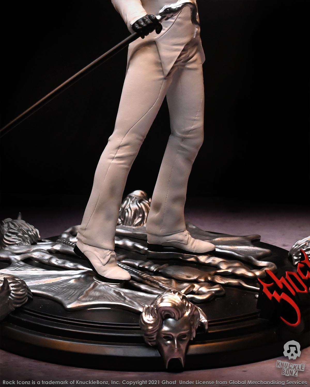 Ghost Cardinal Copia White Tuxedo (Variant) KnuckleBonz Statue