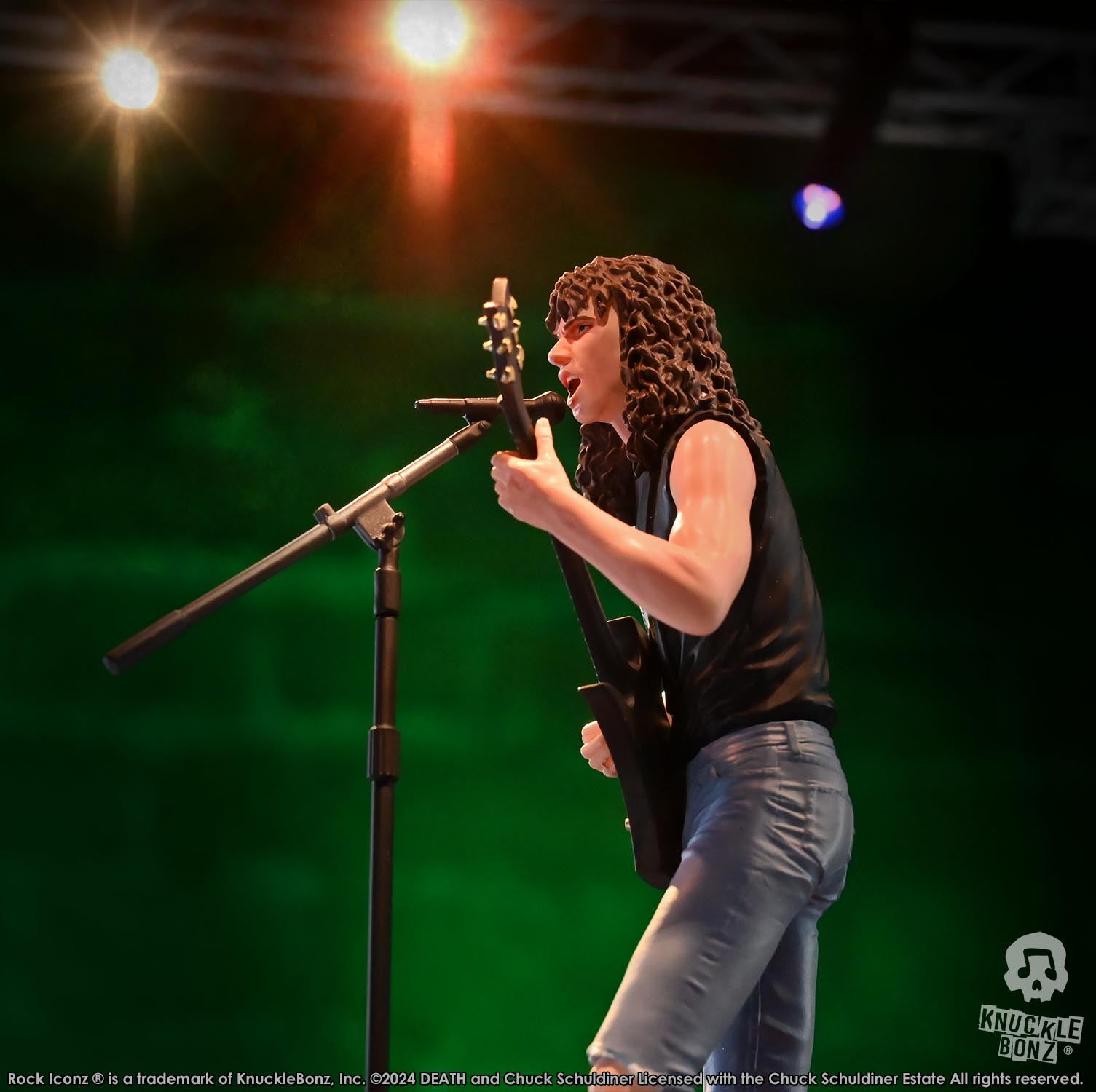 Death Chuck Schuldiner II KnuckleBonz Statue