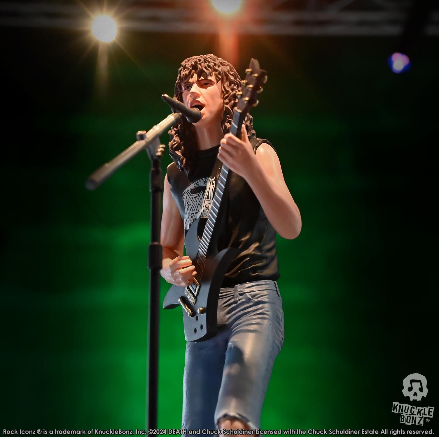 Death Chuck Schuldiner II KnuckleBonz Statue