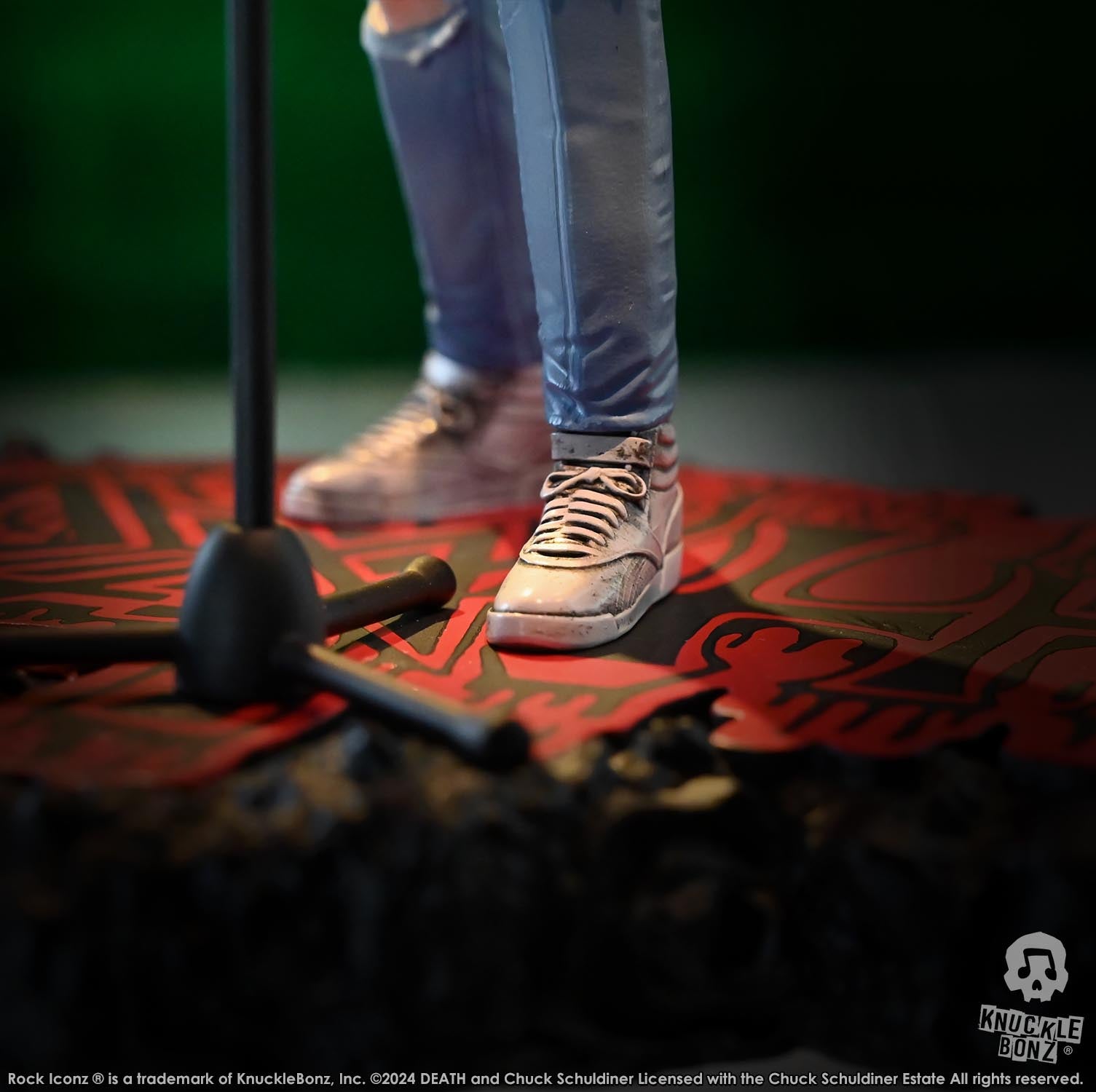 Death Chuck Schuldiner II KnuckleBonz Statue