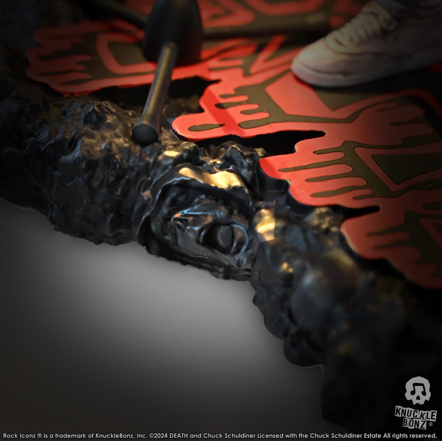 Death Chuck Schuldiner II KnuckleBonz Statue