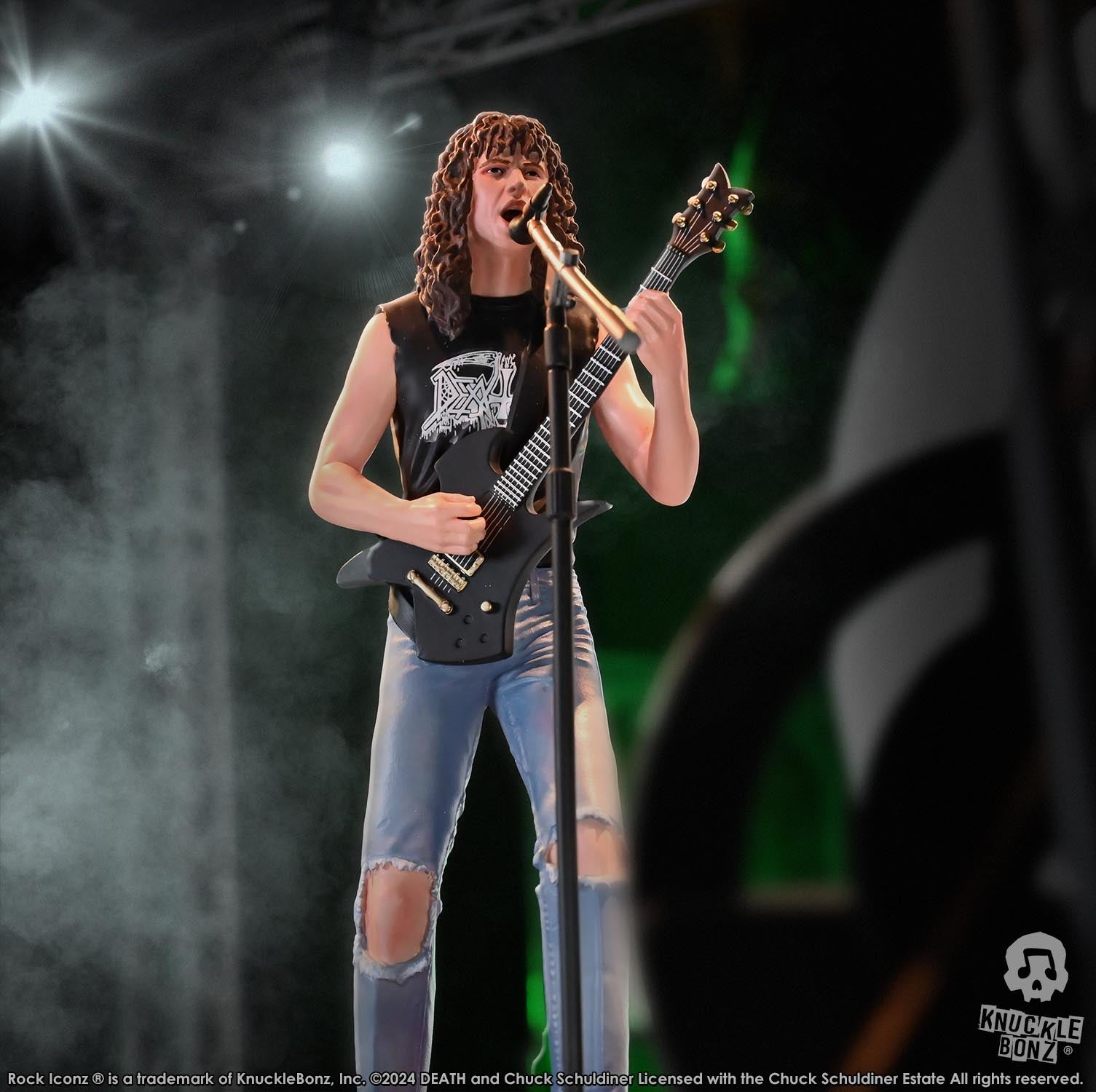 Death Chuck Schuldiner II KnuckleBonz Statue