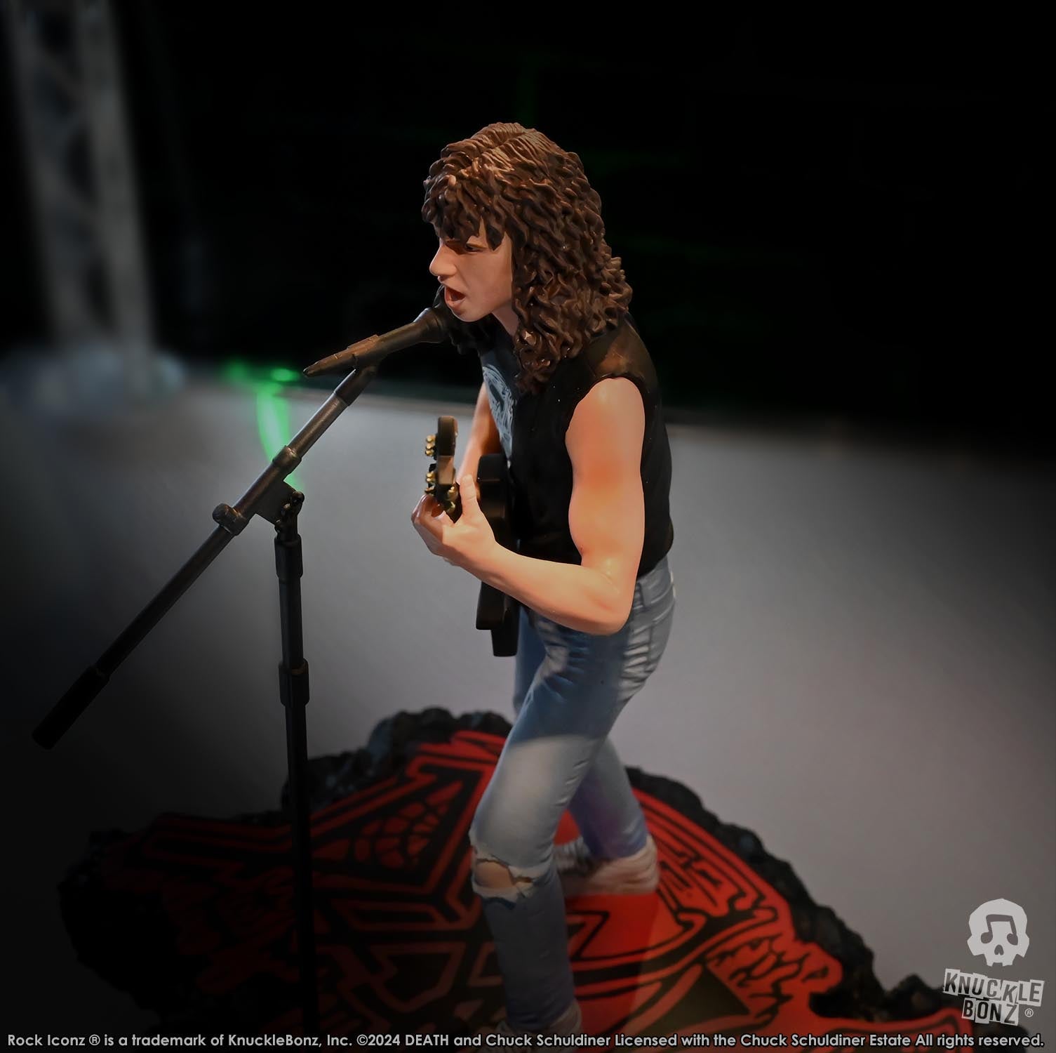 Death Chuck Schuldiner II KnuckleBonz Statue