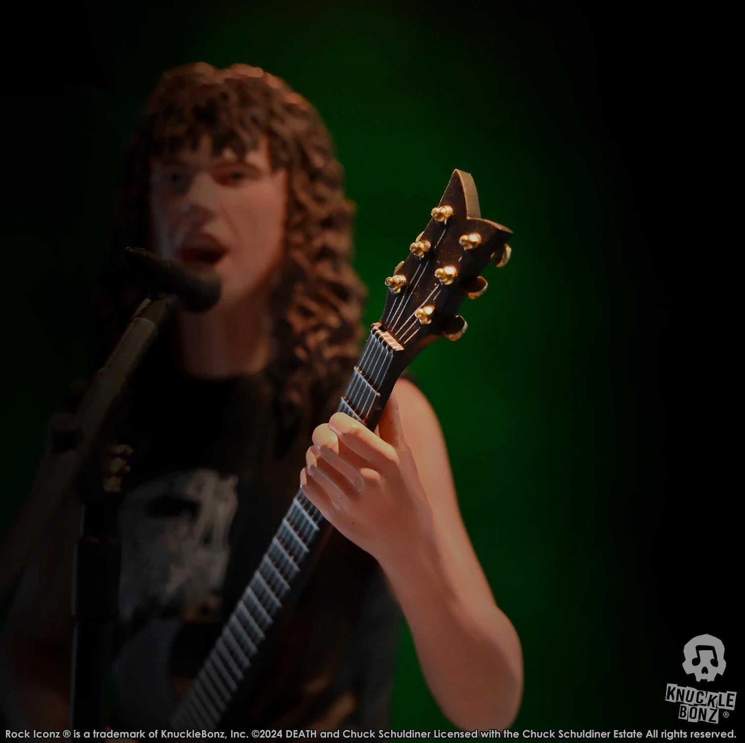 Death Chuck Schuldiner II KnuckleBonz Statue