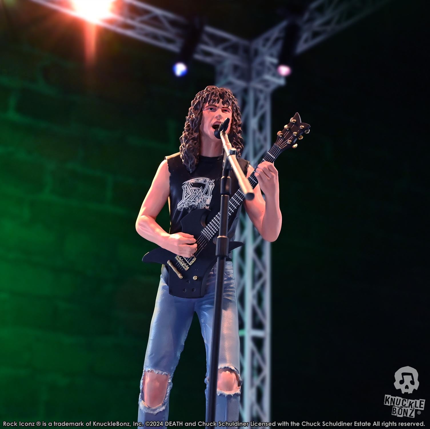 Death Chuck Schuldiner II KnuckleBonz Statue