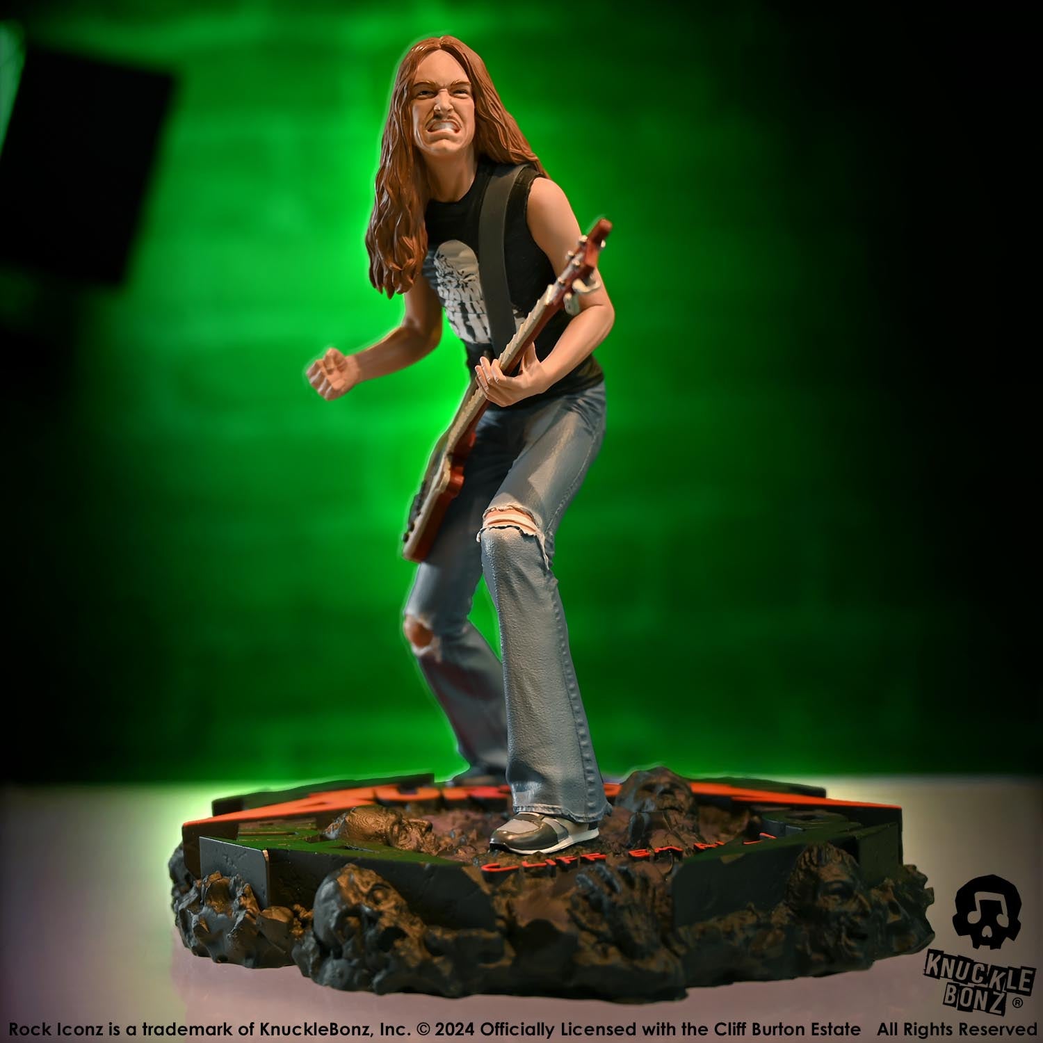 Cliff Burton II KnuckleBonz Statue