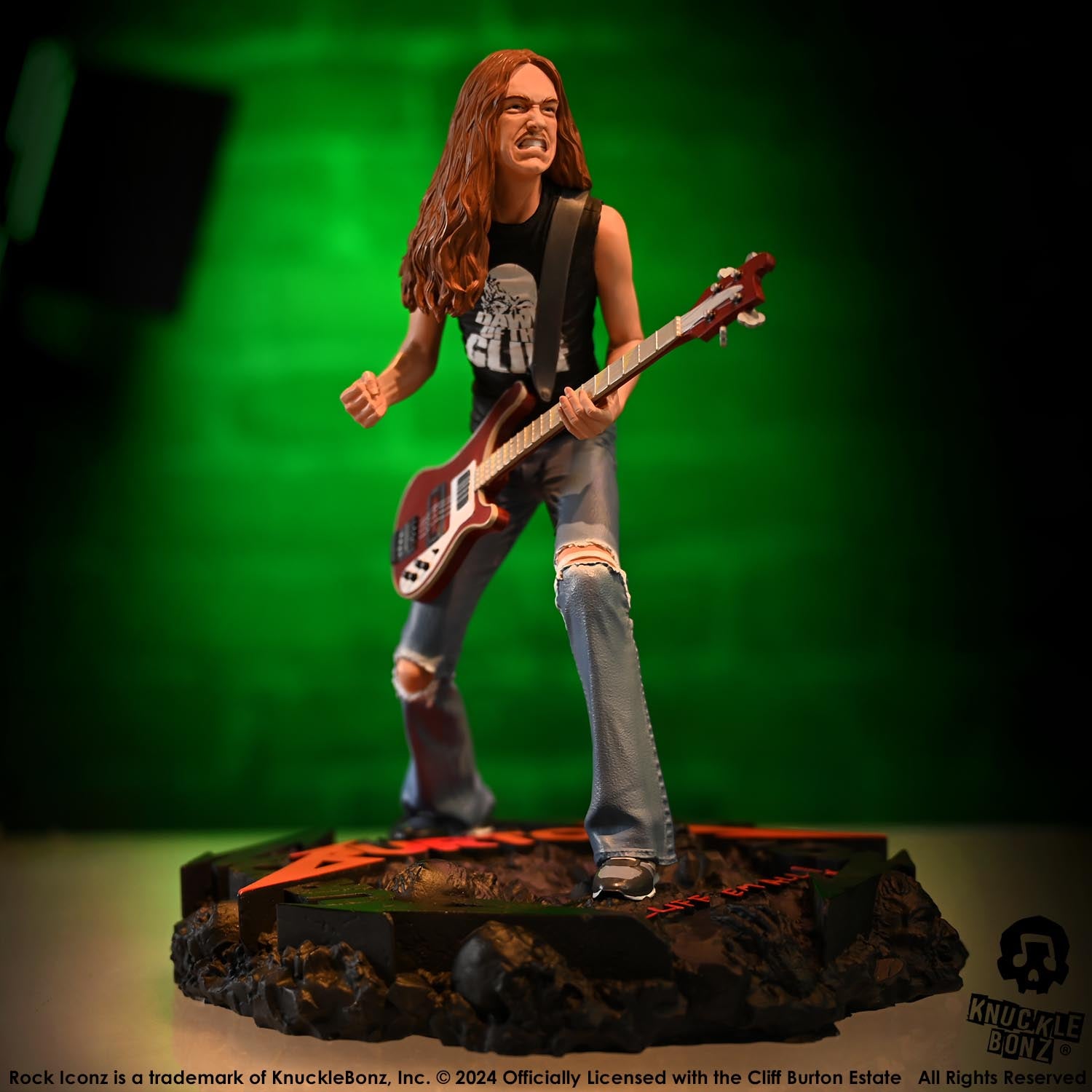 Cliff Burton II KnuckleBonz Statue