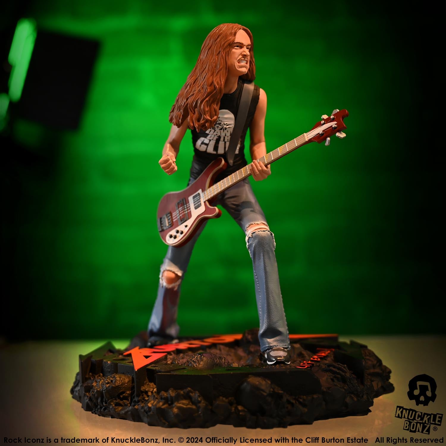 Cliff Burton II KnuckleBonz Statue