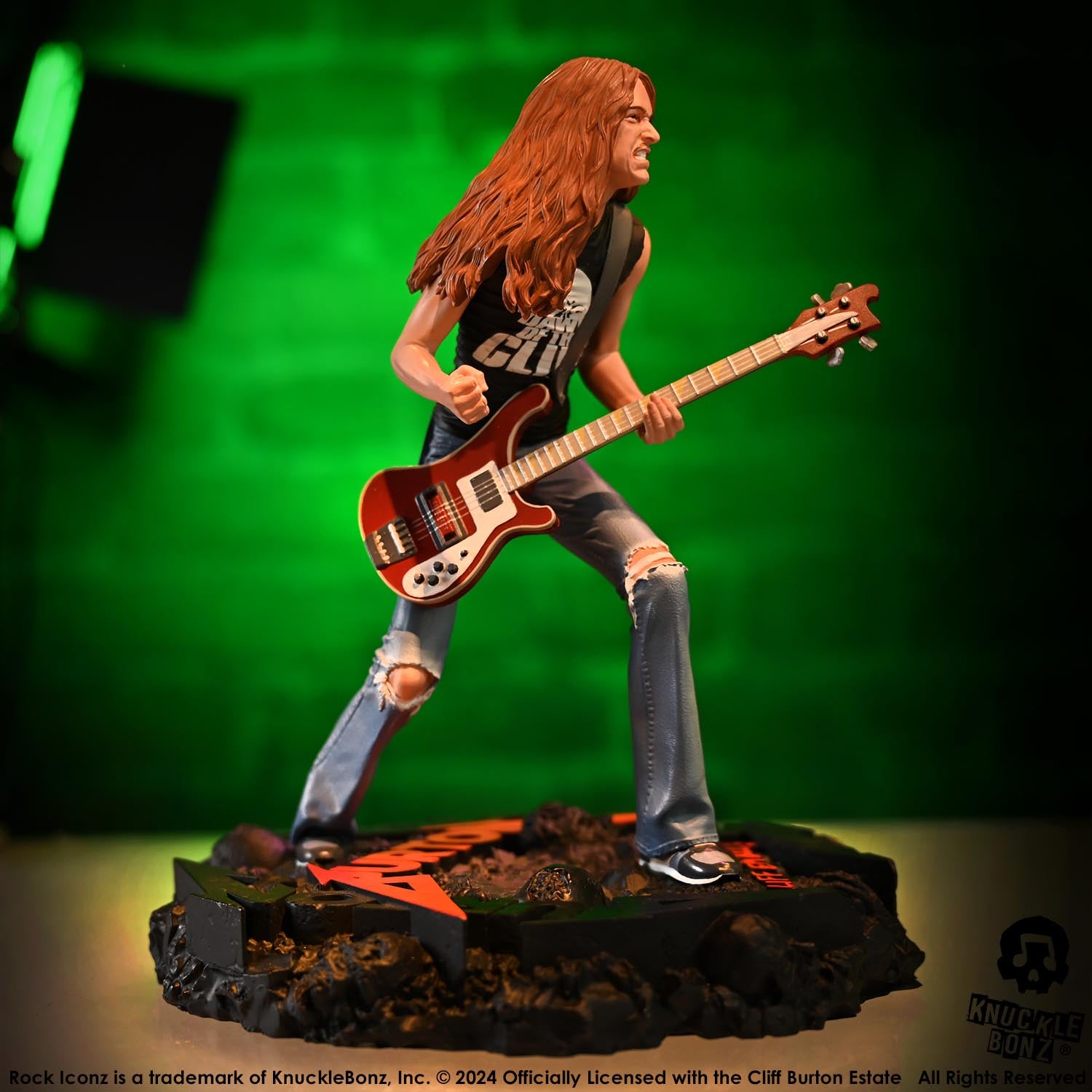 Cliff Burton II KnuckleBonz Statue