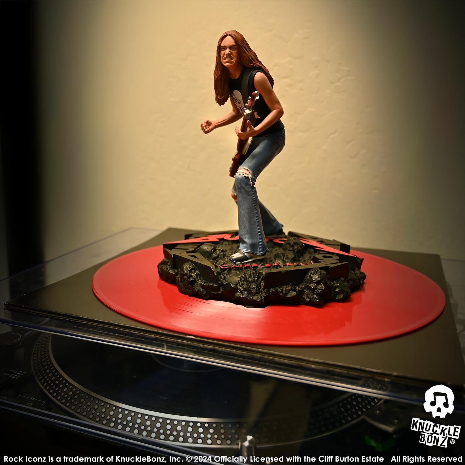 Cliff Burton II KnuckleBonz Statue