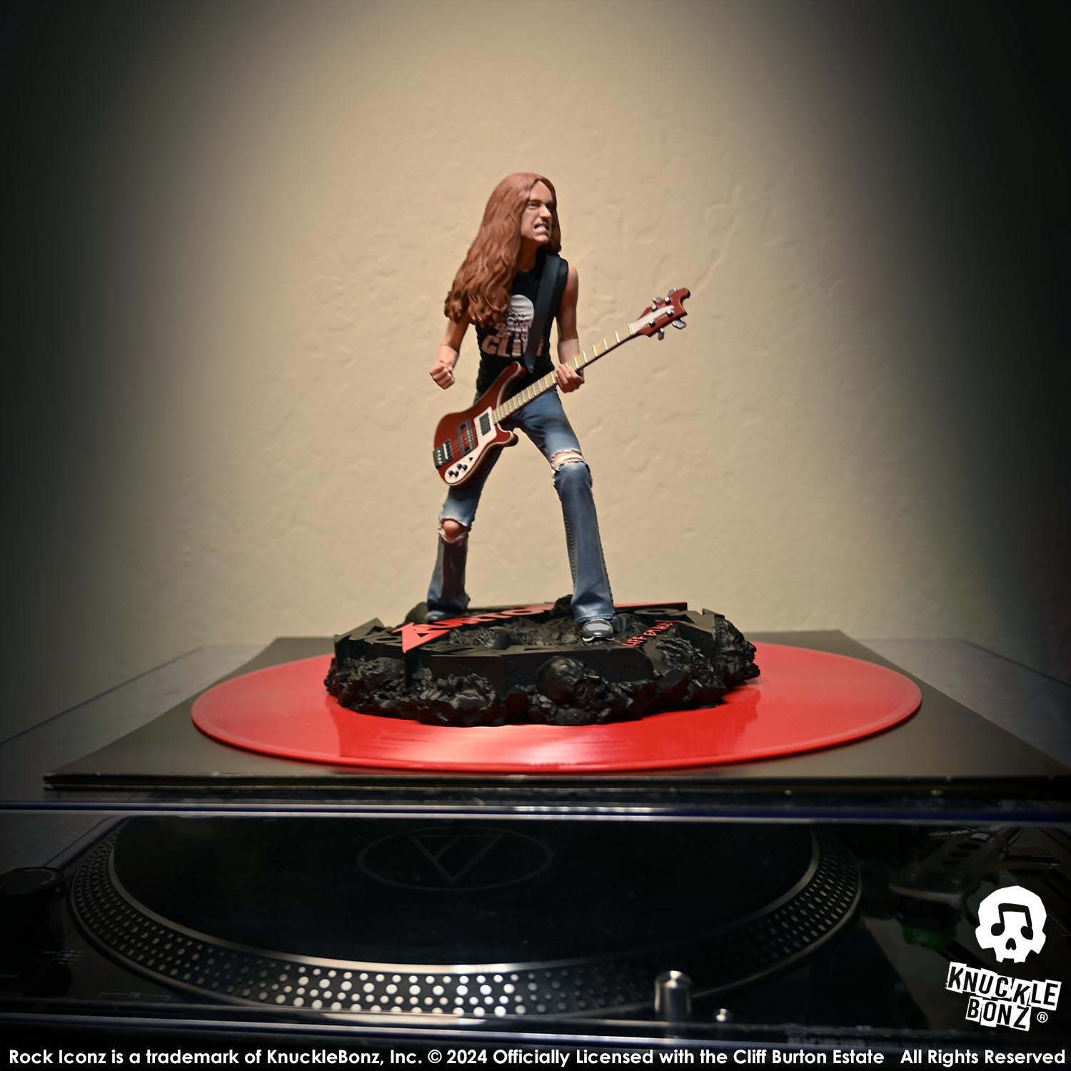 Cliff Burton II KnuckleBonz Statue