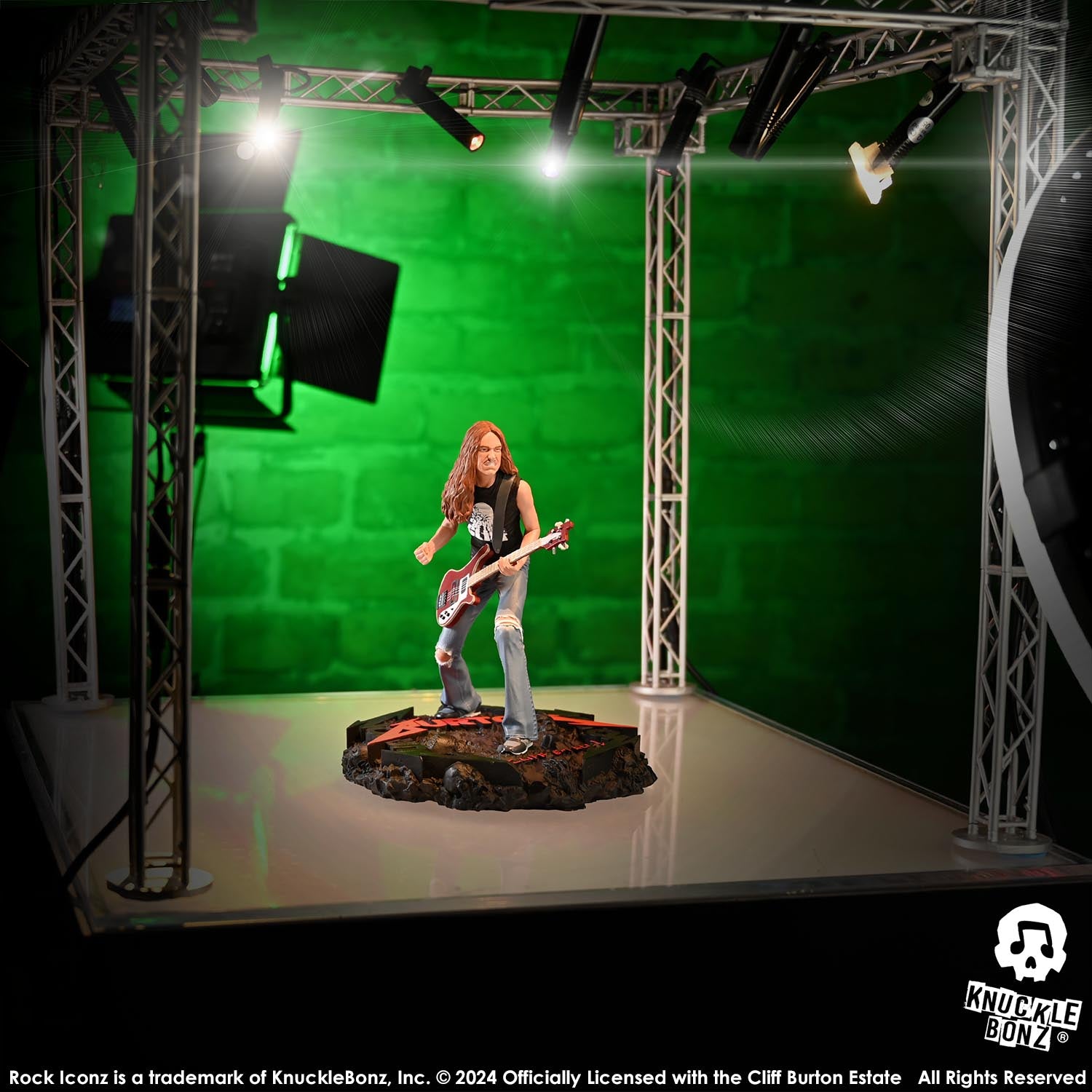 Cliff Burton II KnuckleBonz Statue