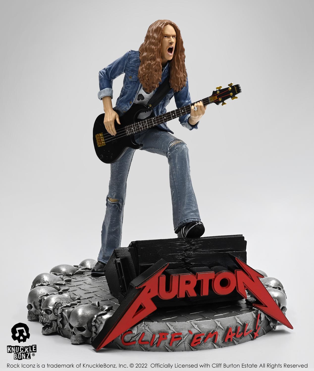 Cliff Burton I KnuckleBonz Statue