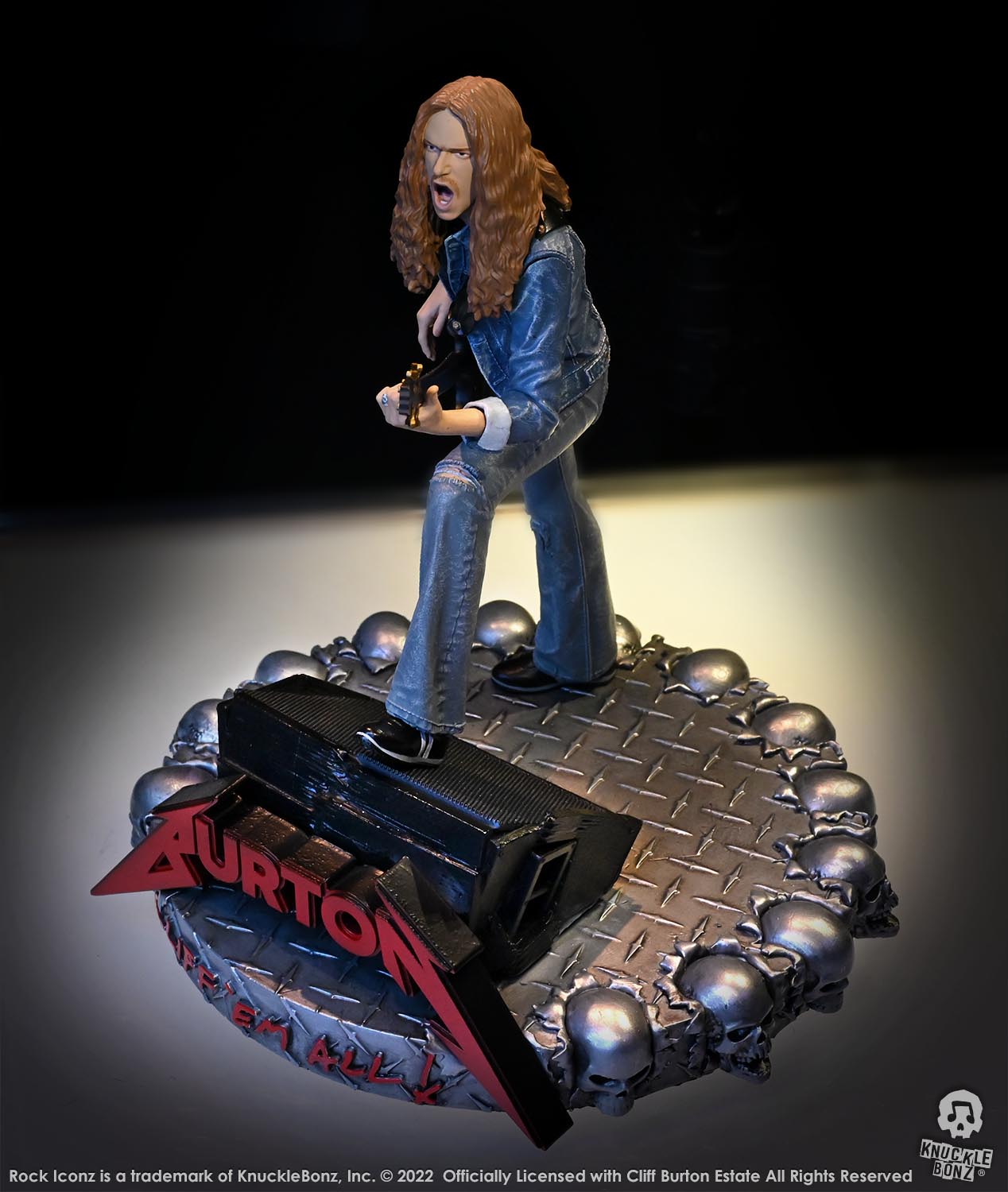 Cliff Burton I KnuckleBonz Statue