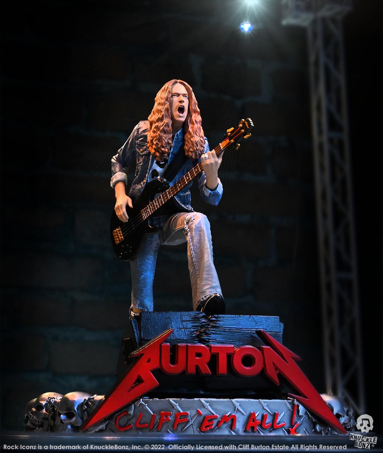 Cliff Burton I KnuckleBonz Statue