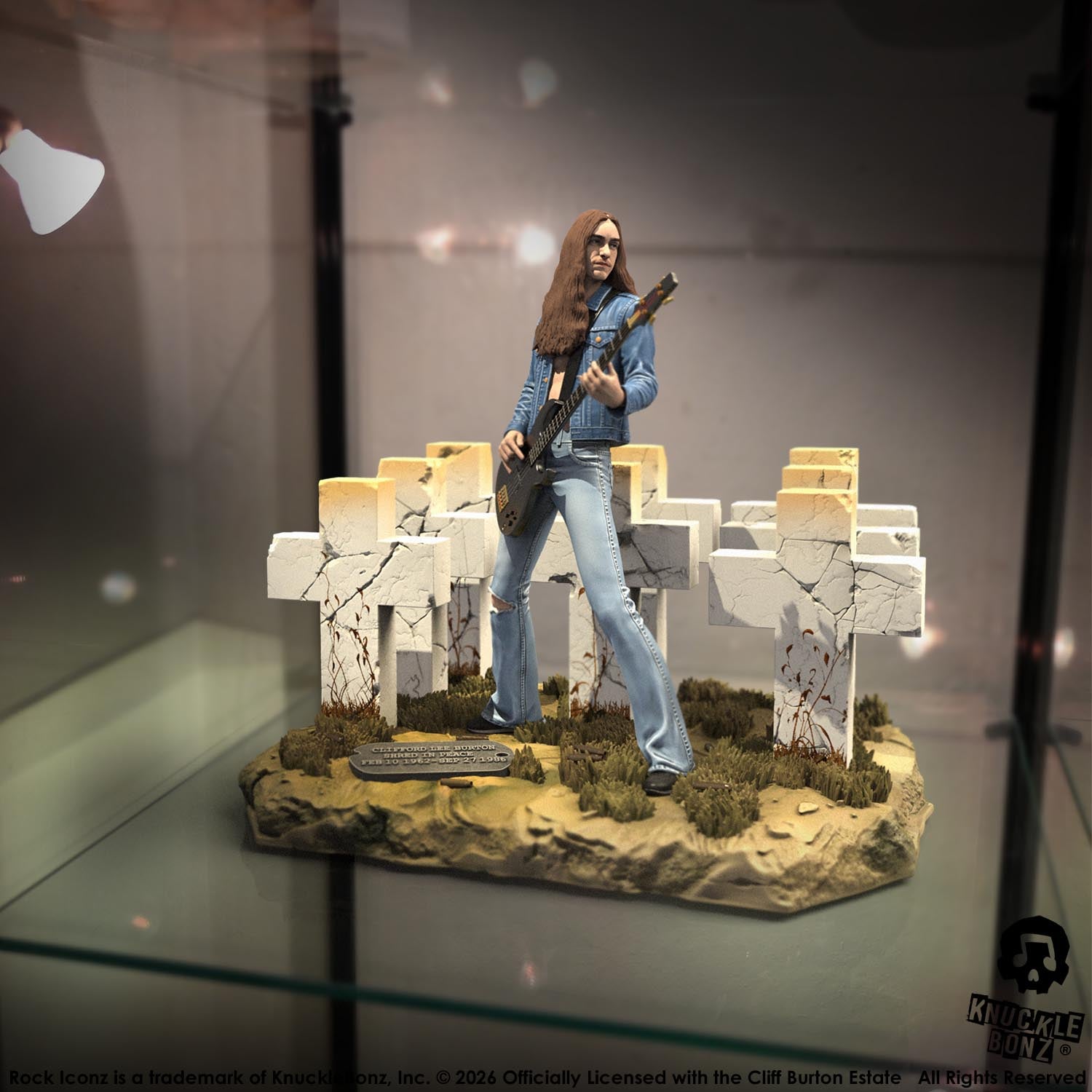 Cliff Burton III KnuckleBonz Statue