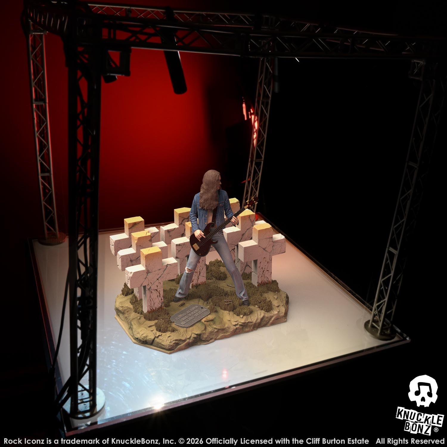 Cliff Burton III KnuckleBonz Statue