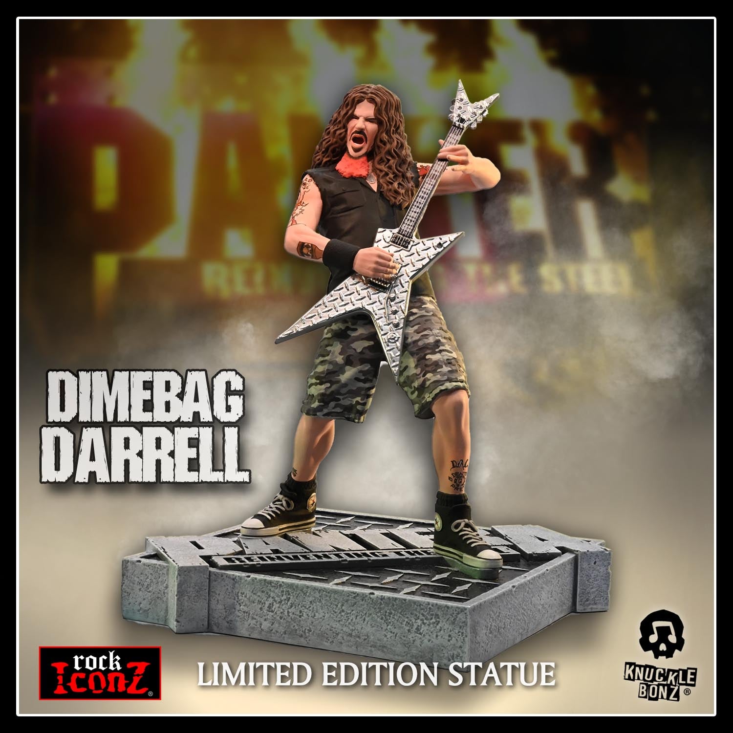 Pantera Dimebag Darrell (Reinventing the Steel) KnuckleBonz Statue