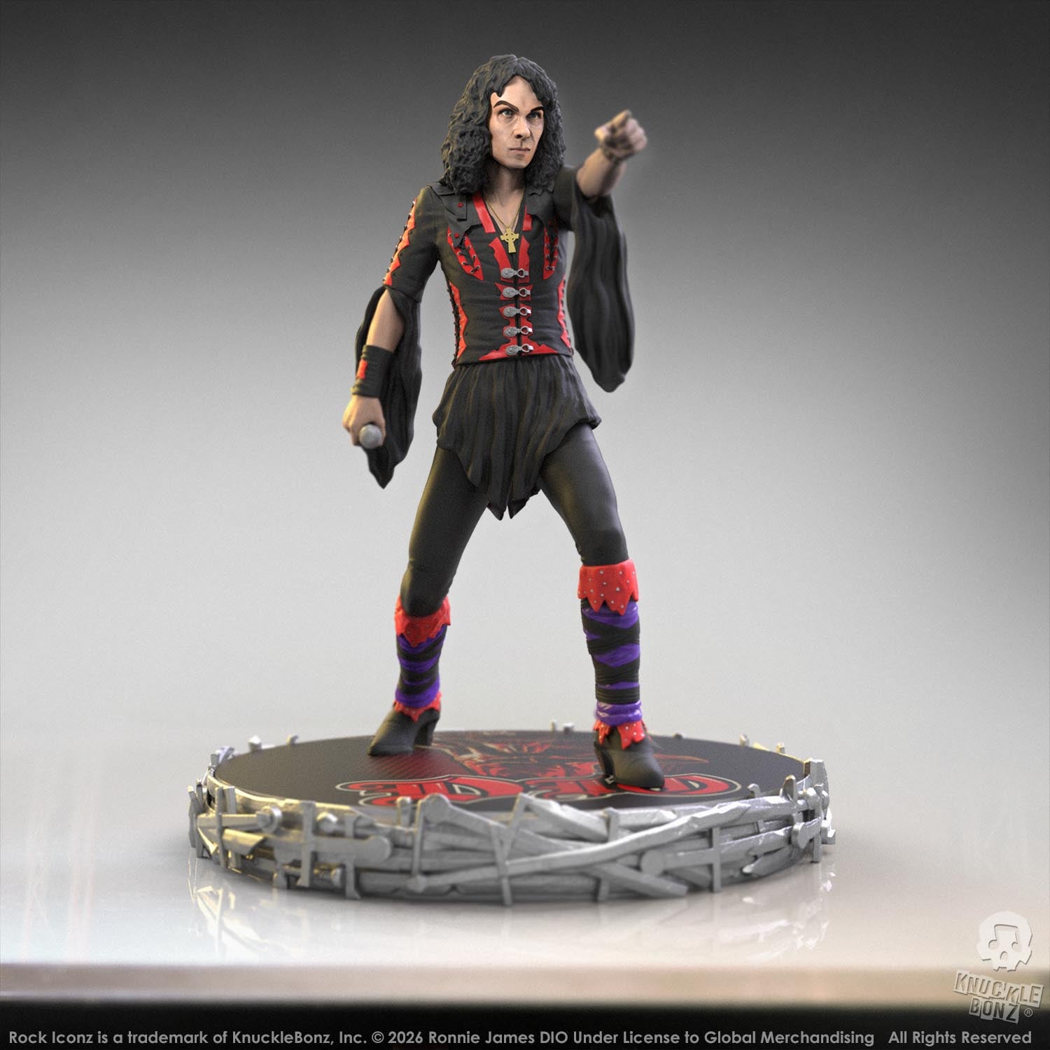 Ronnie James Dio III KnuckleBonz Statue
