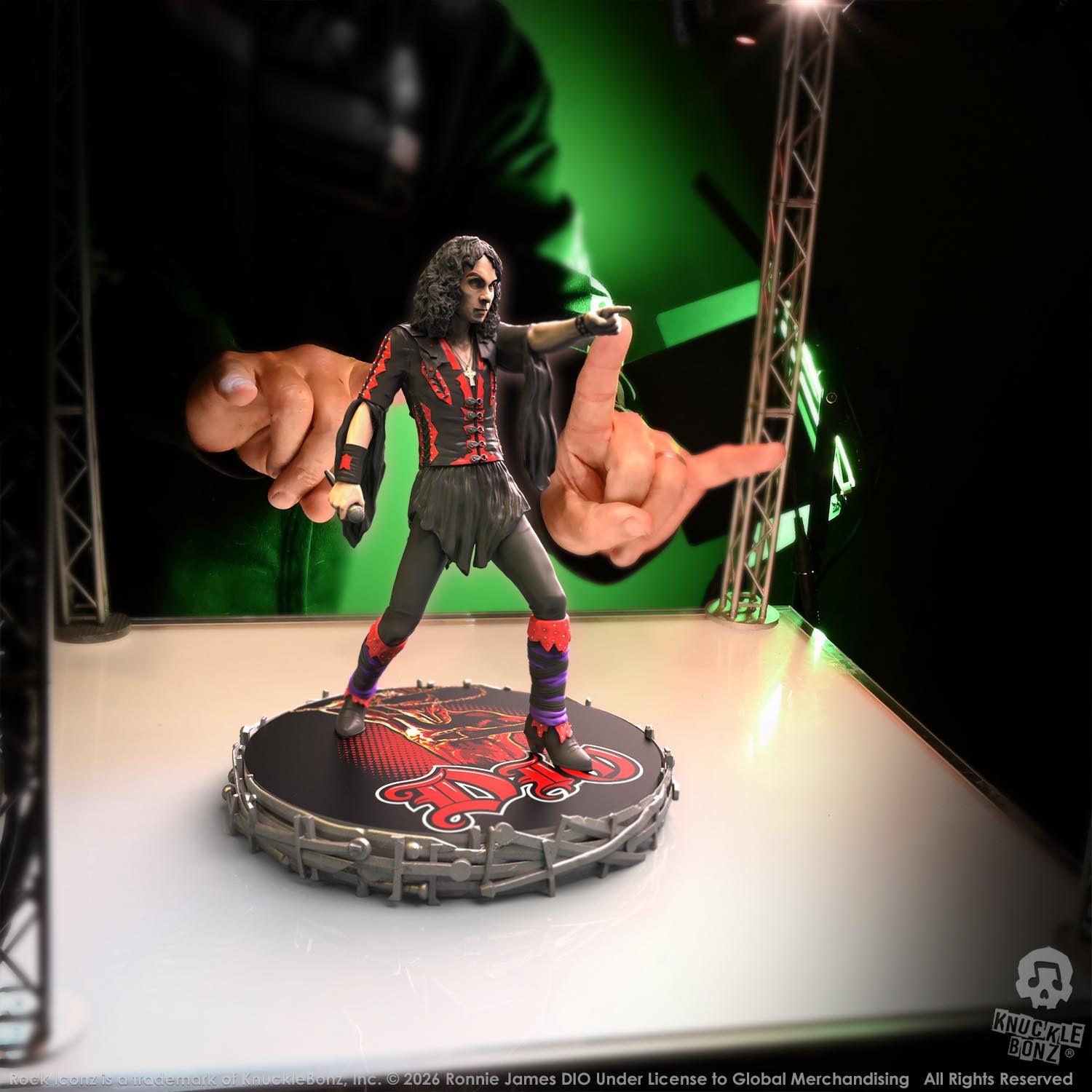 Ronnie James Dio III KnuckleBonz Statue
