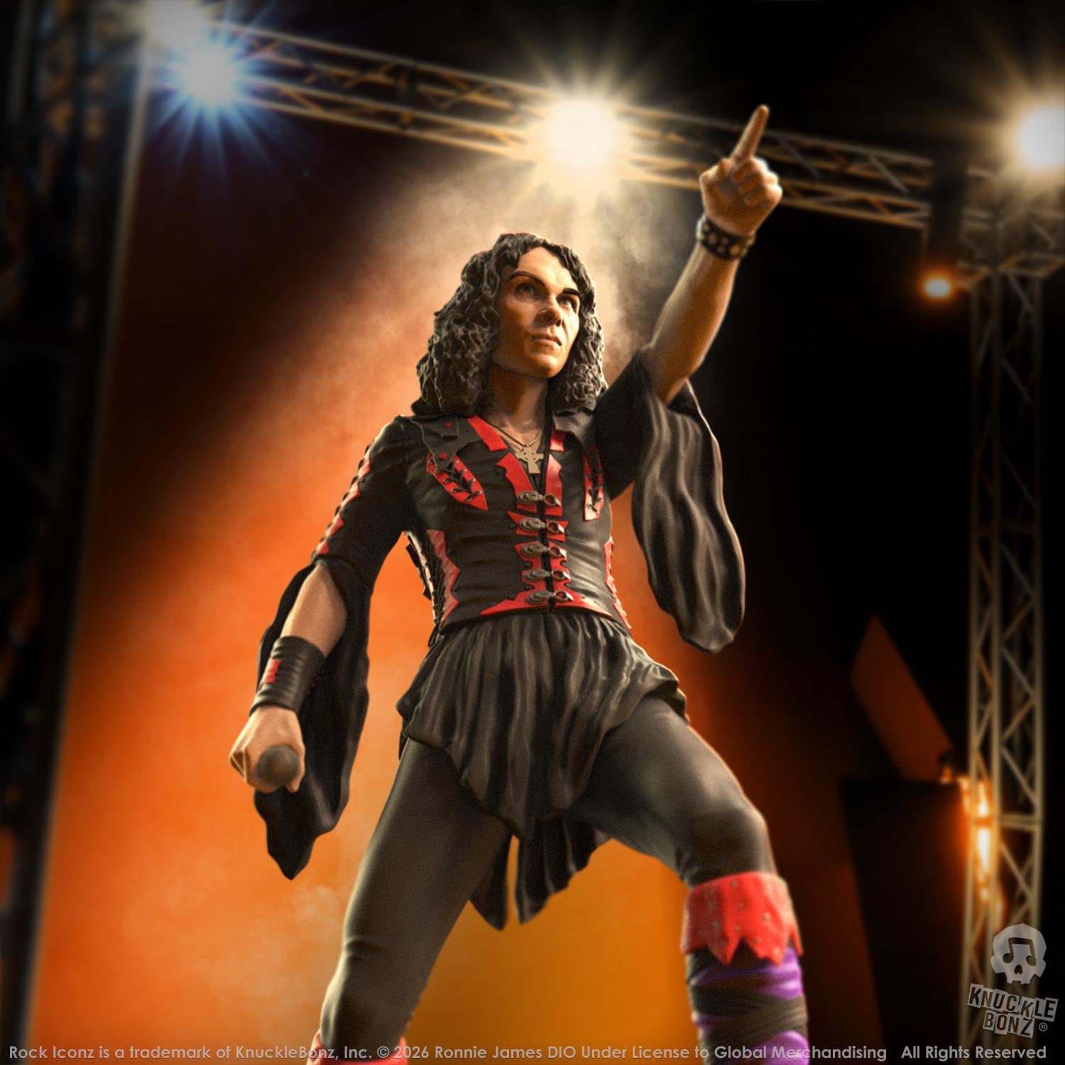 Ronnie James Dio III KnuckleBonz Statue