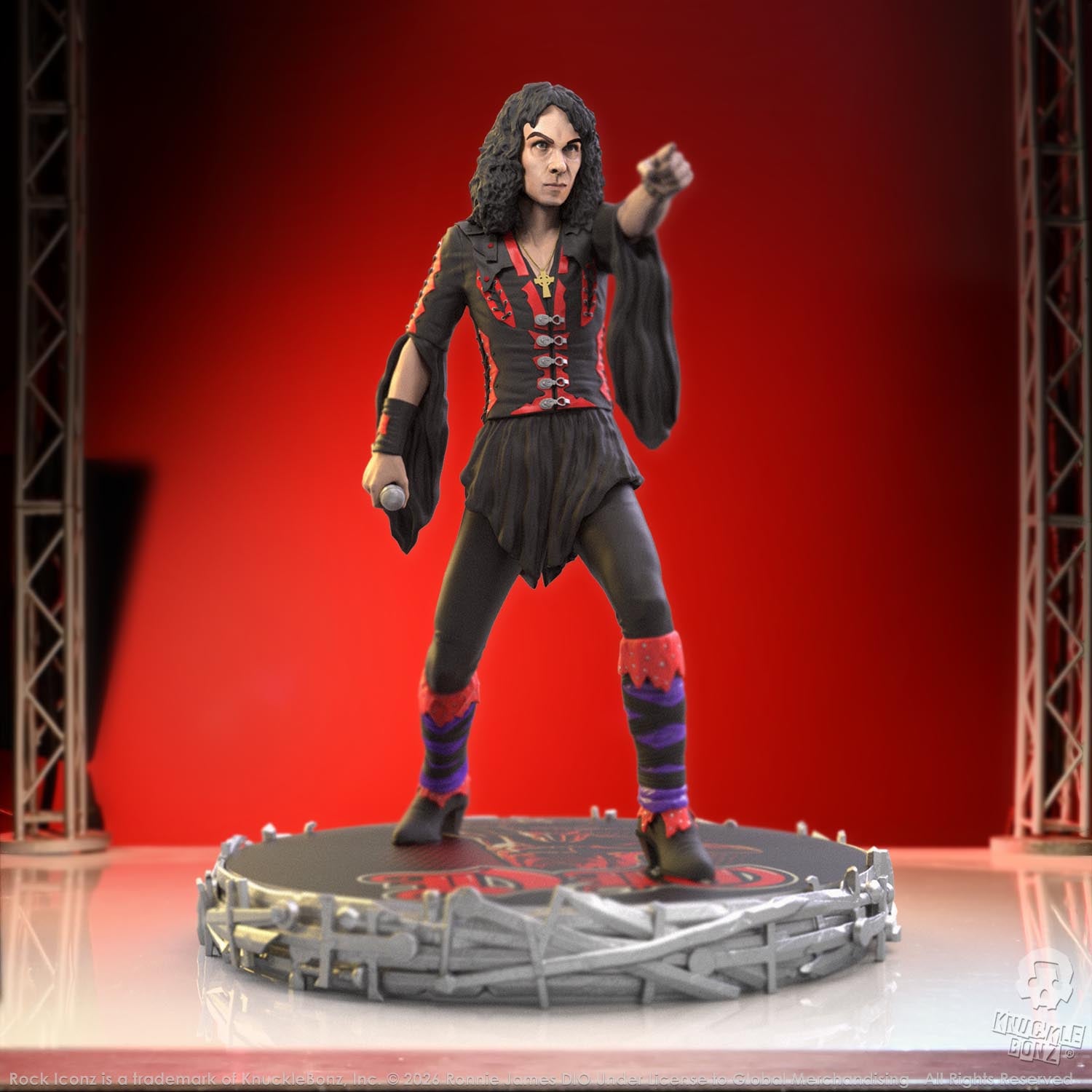 Ronnie James Dio III KnuckleBonz Statue