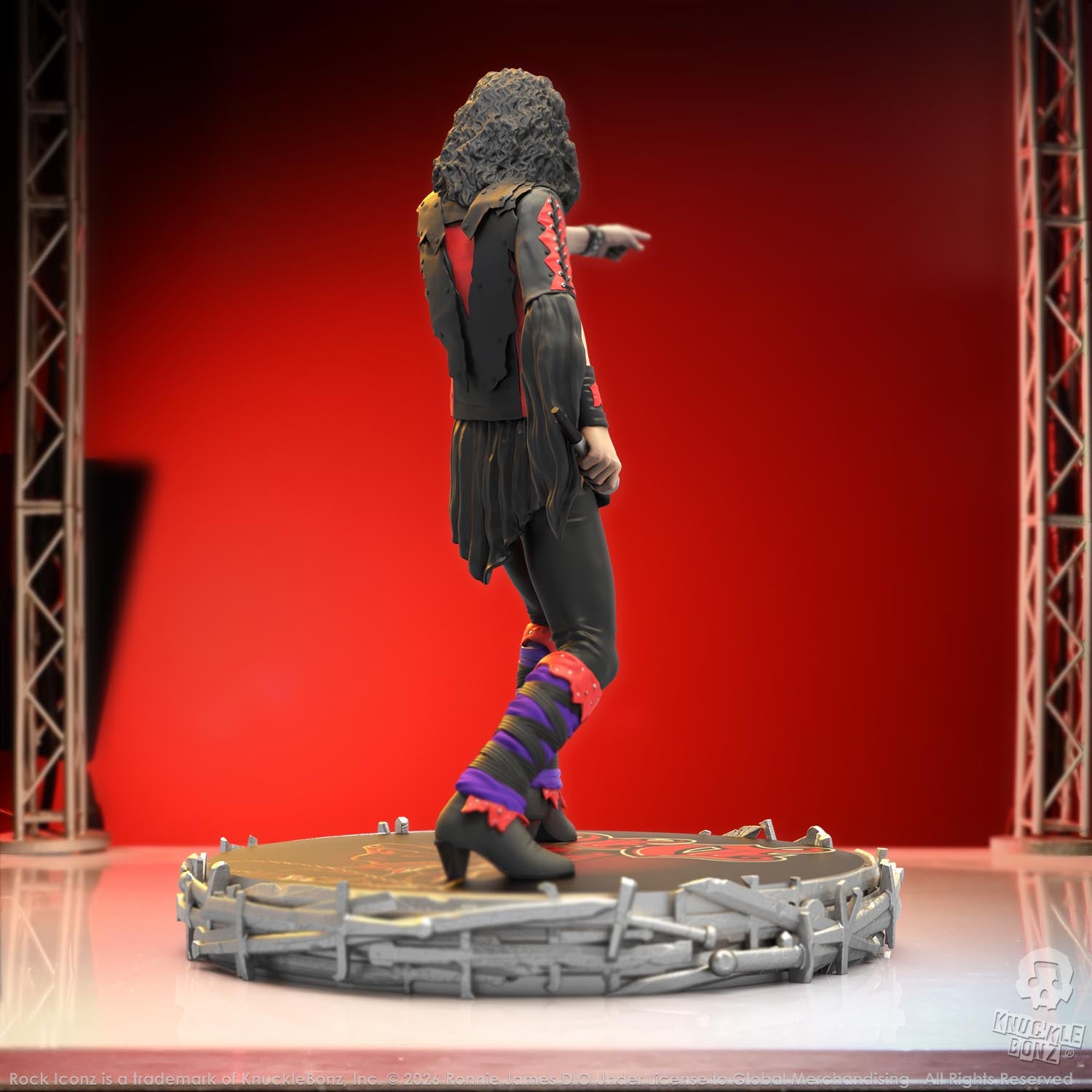 Ronnie James Dio III KnuckleBonz Statue
