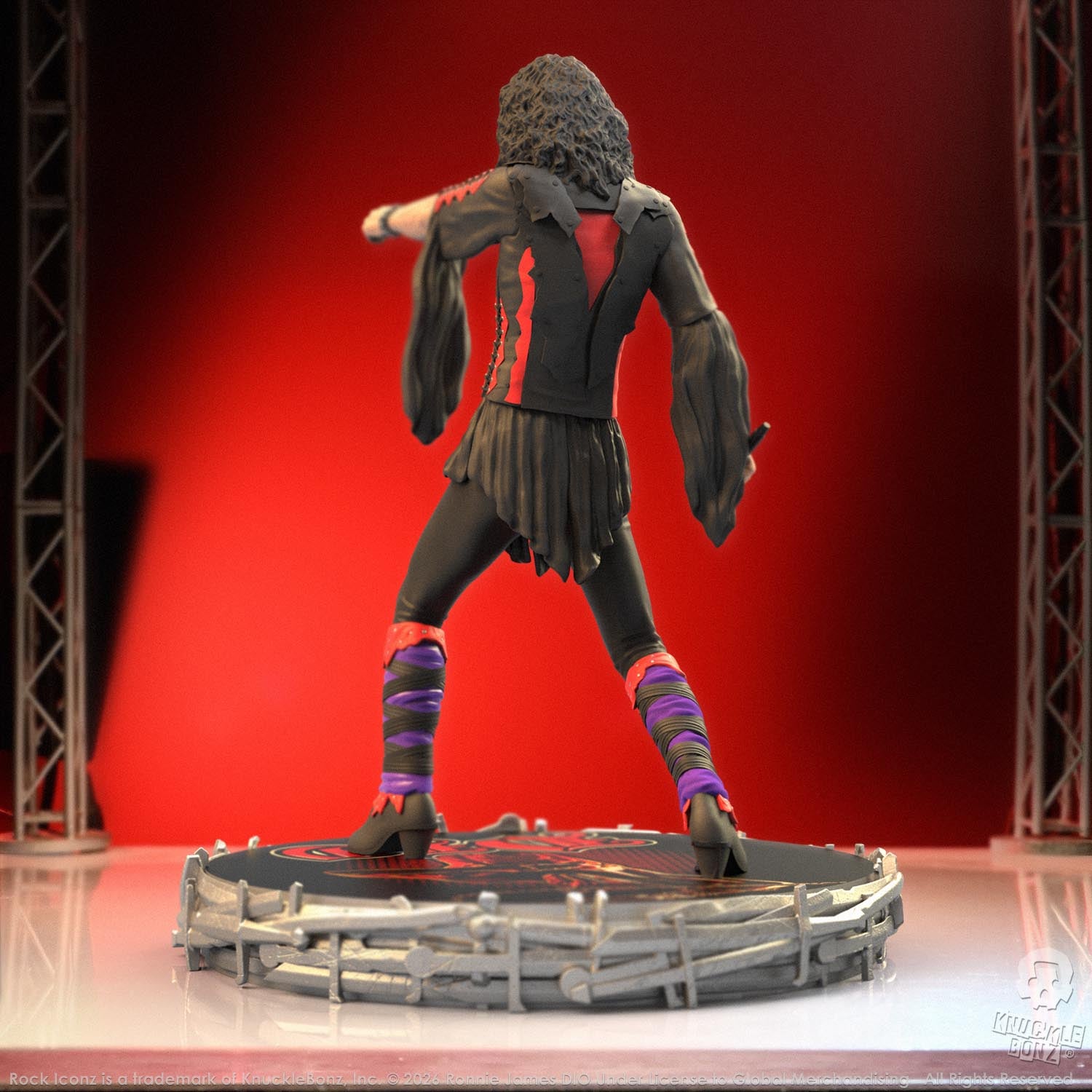 Ronnie James Dio III KnuckleBonz Statue