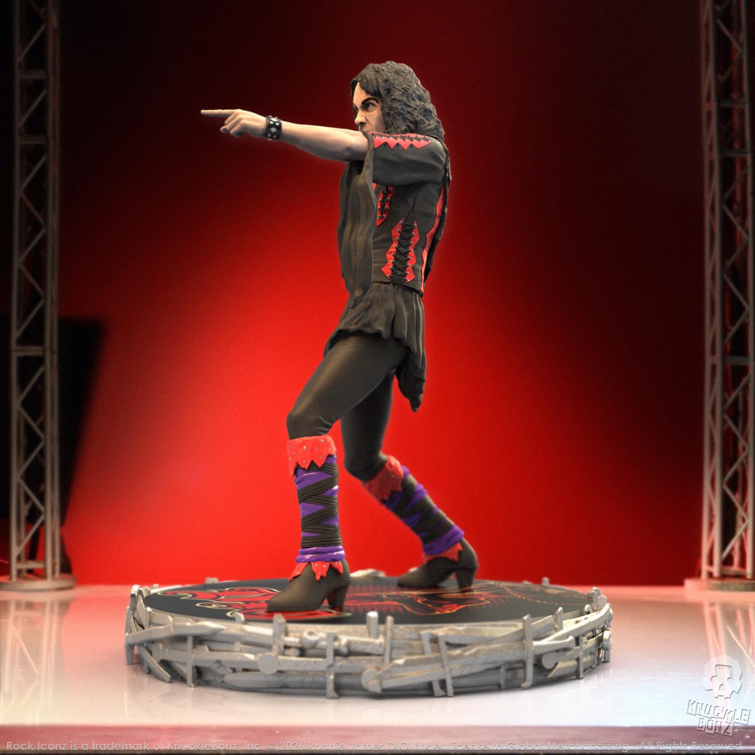 Ronnie James Dio III KnuckleBonz Statue