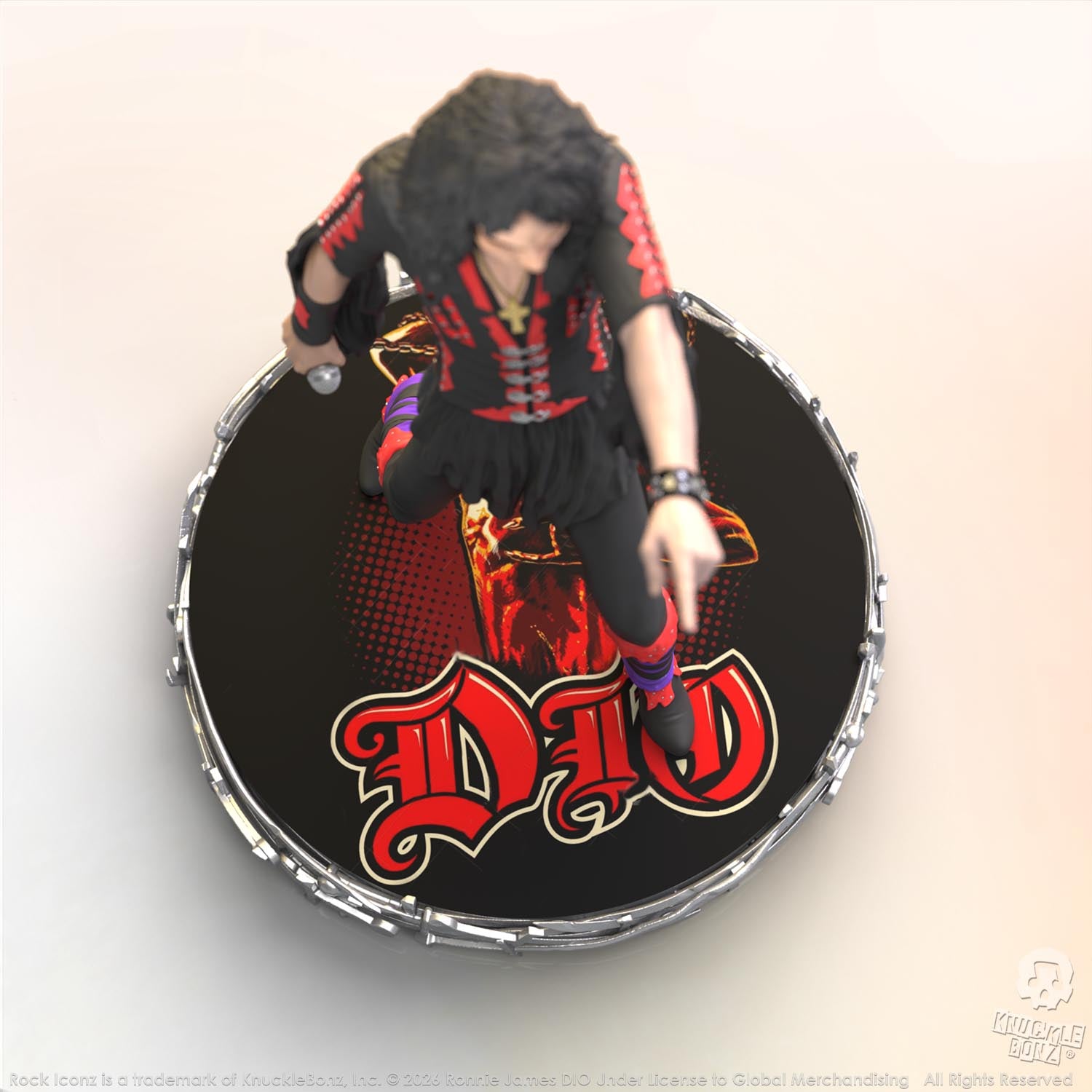 Ronnie James Dio III KnuckleBonz Statue