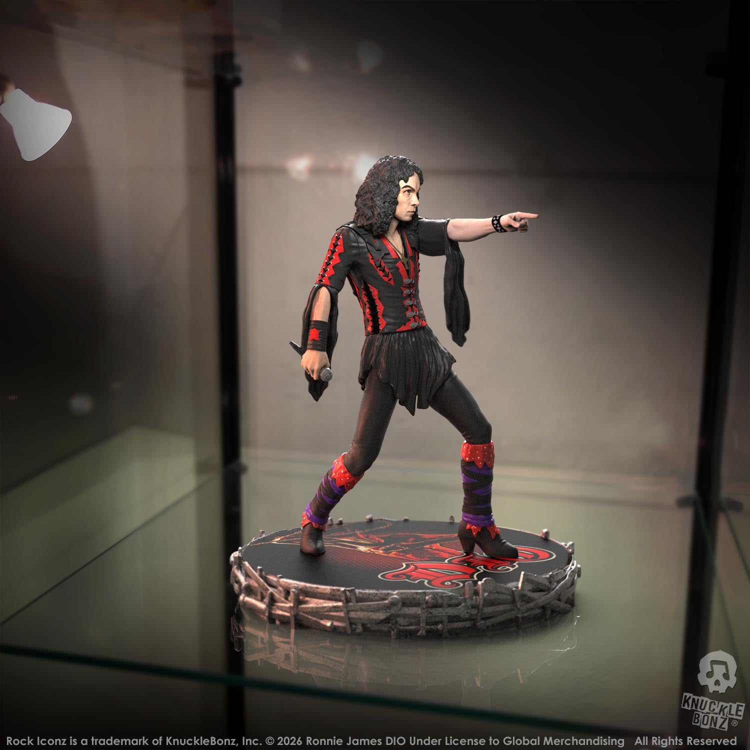 Ronnie James Dio III KnuckleBonz Statue