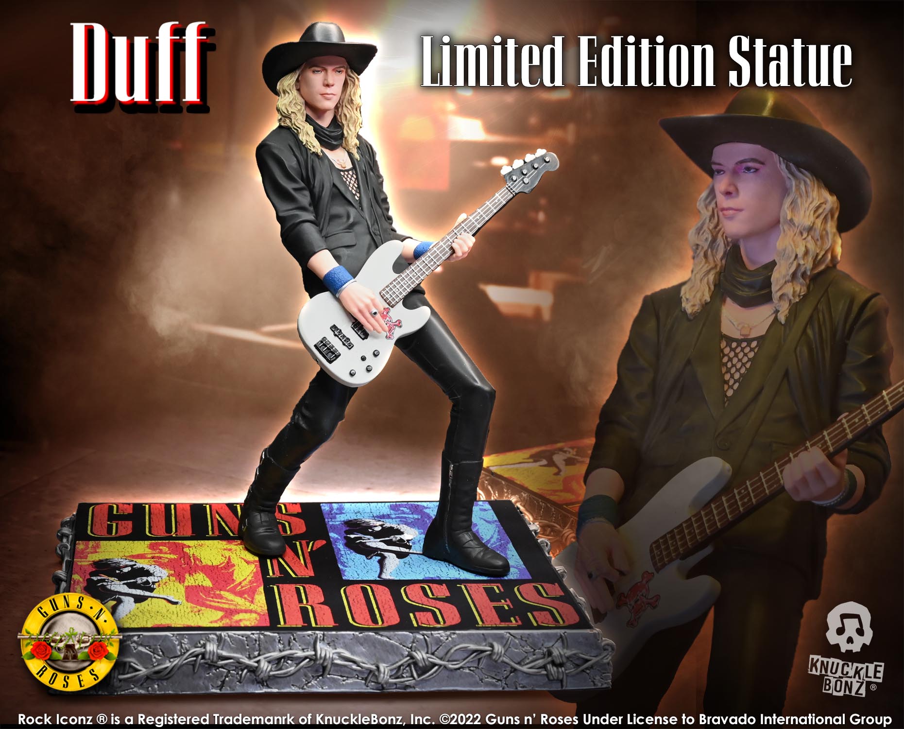Guns N' Roses Duff McKagan II KnuckleBonz Statue