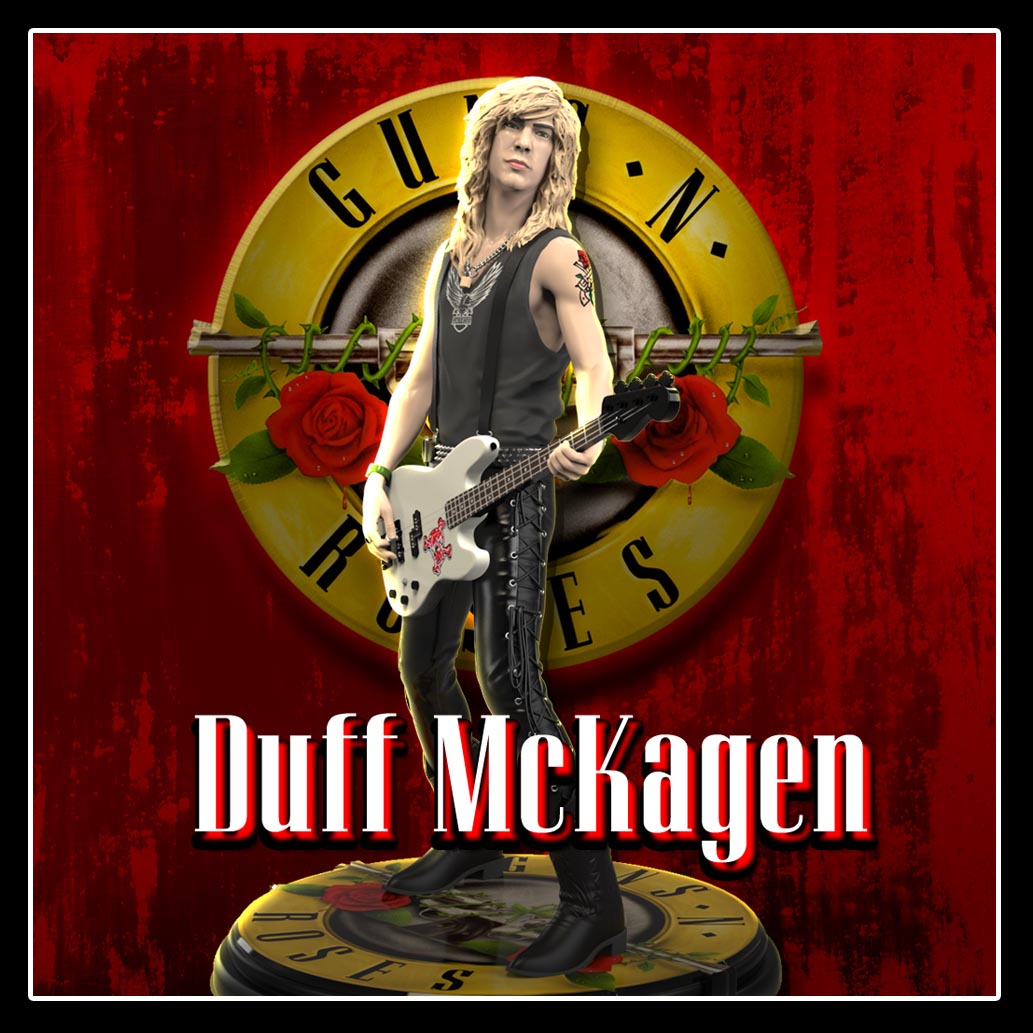 Guns N’ Roses Duff McKagan KnuckleBonz Statue