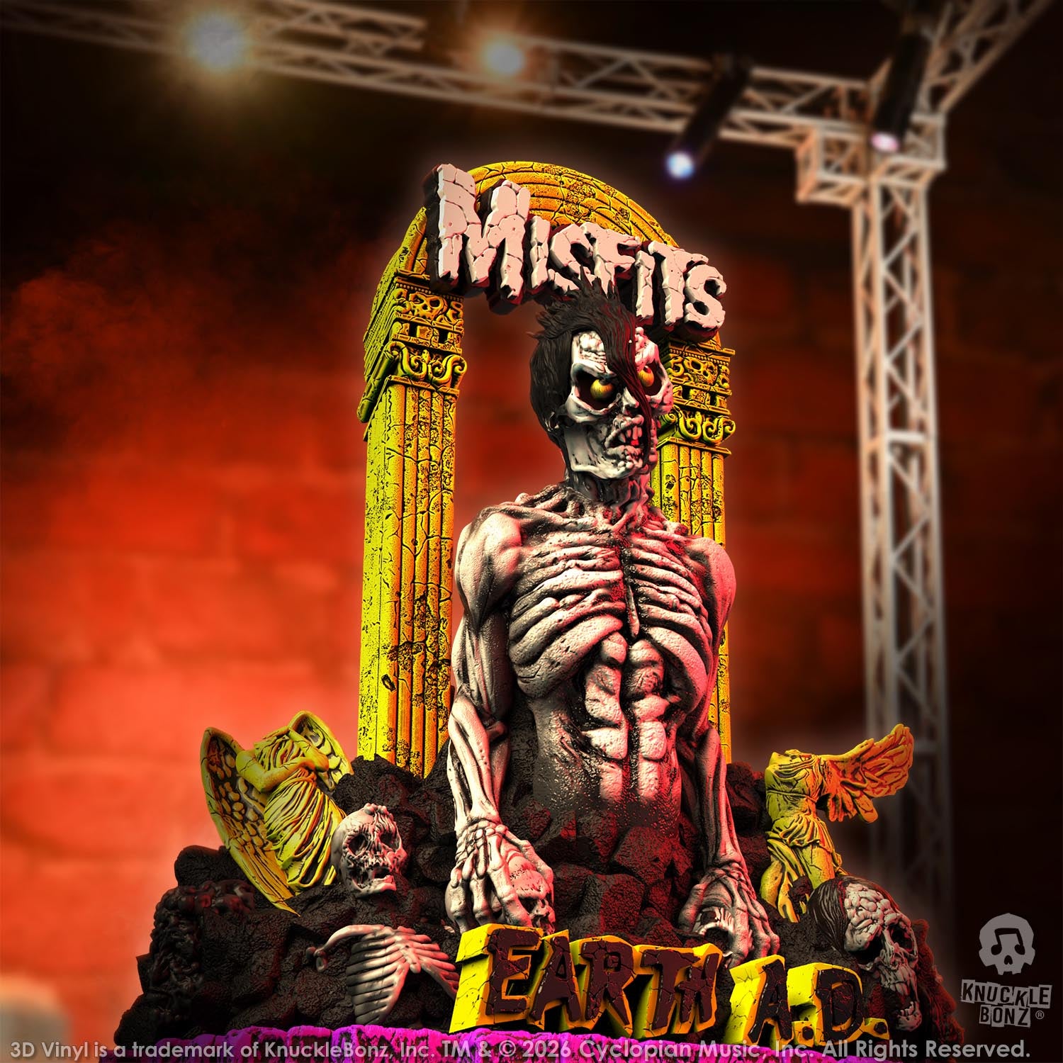 Misfits Earth A.D. Death Comes Ripping KnuckleBonz Statue
