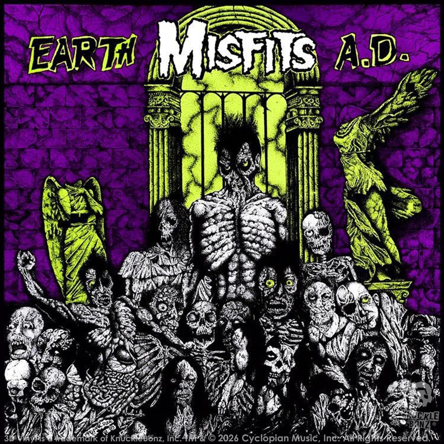 Misfits Earth A.D. Death Comes Ripping KnuckleBonz Statue