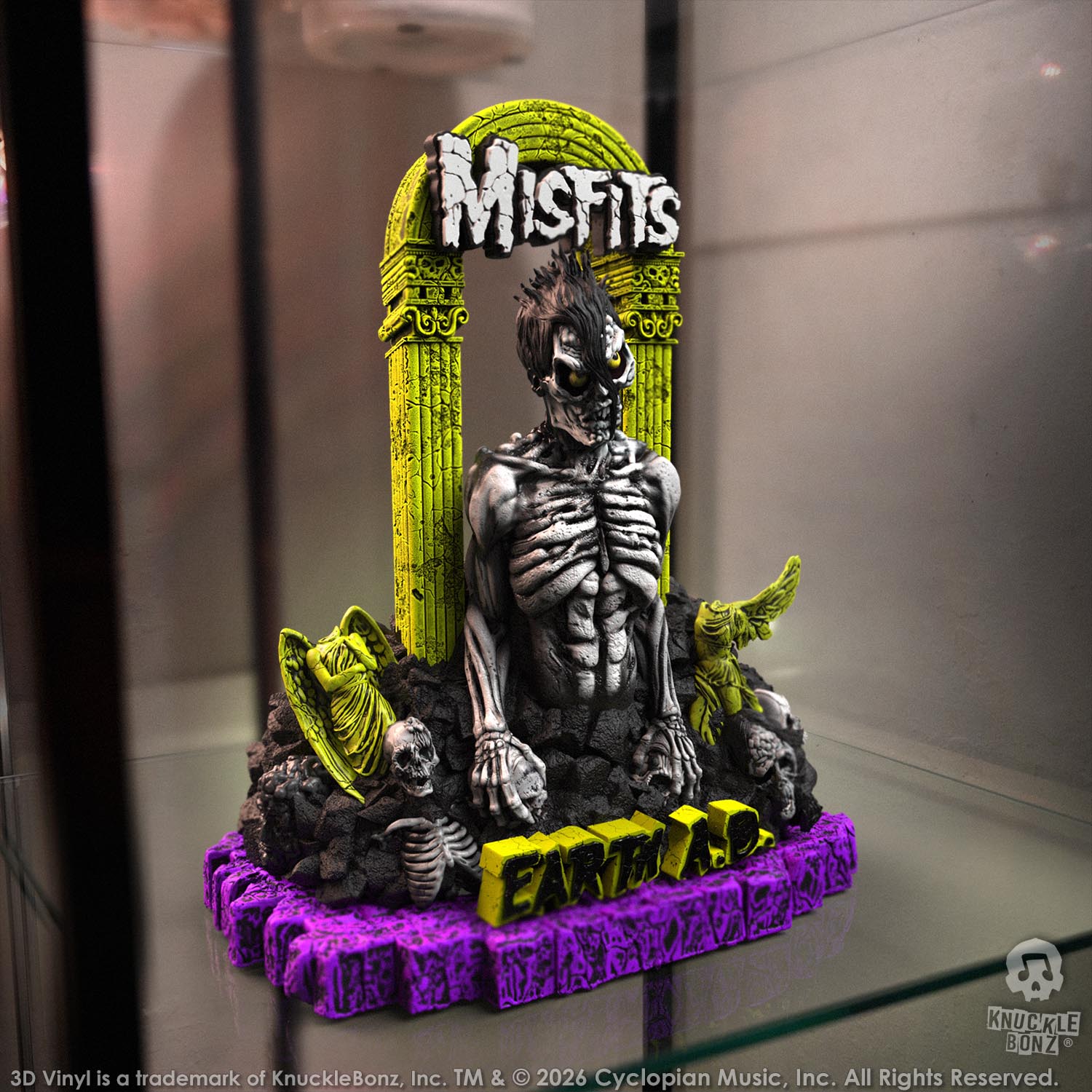 Misfits Earth A.D. Death Comes Ripping KnuckleBonz Statue
