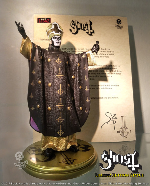 Ghost Papa Emeritus III KnuckleBonz Statue