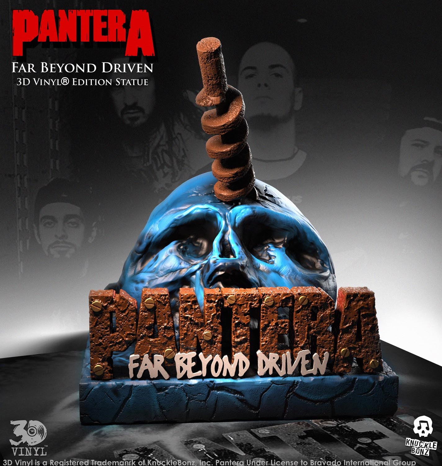 Pantera Far Beyond Driven KnuckleBonz Statue