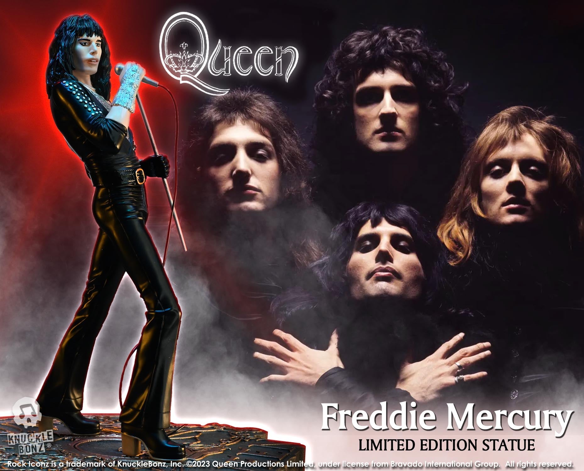 Queen II Freddie Mercury KnuckleBonz Statue