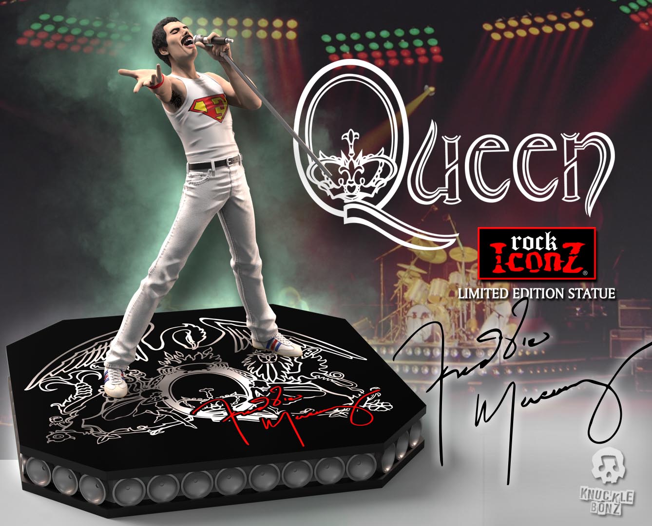 Queen Freddie Mercury KnuckleBonz Statue