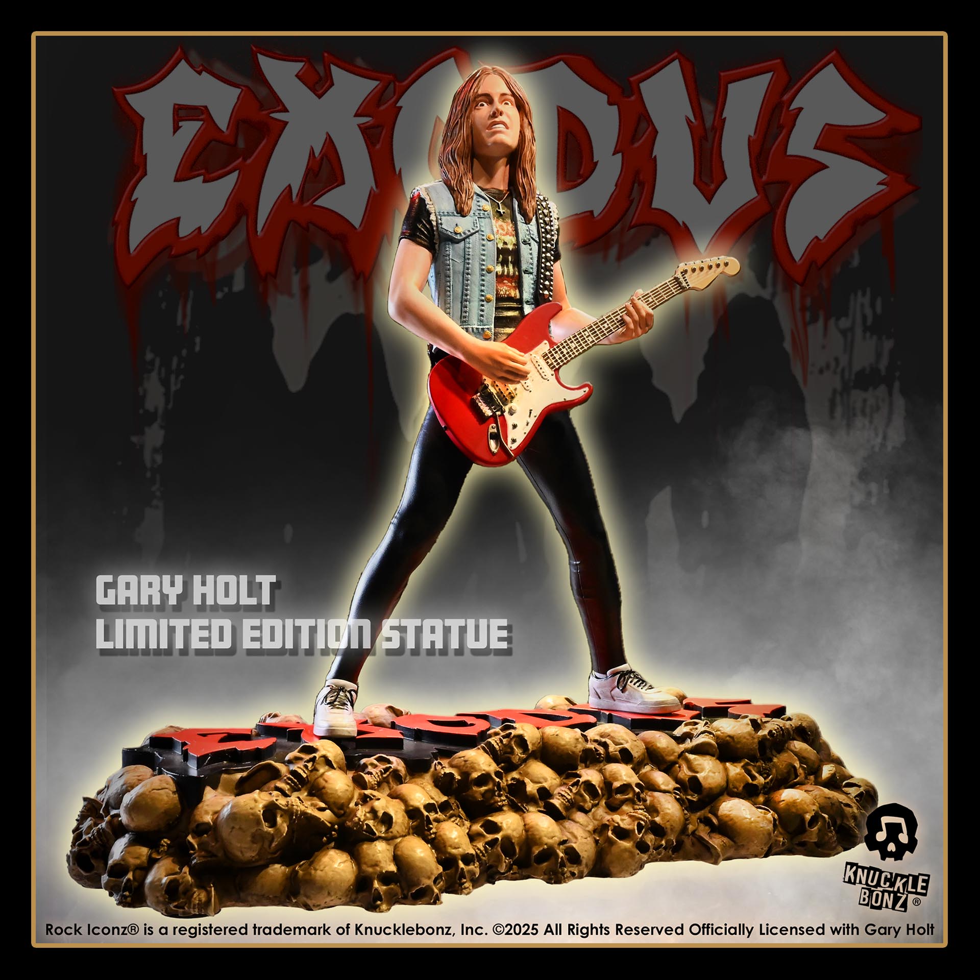 Exodus Gary Holt KnuckleBonz Statue