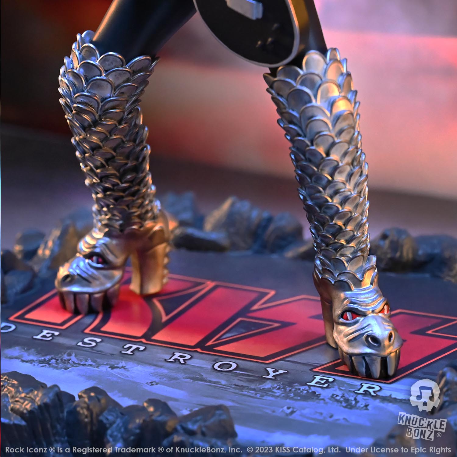 KISS Destroyer The Demon KnuckleBonz Statue