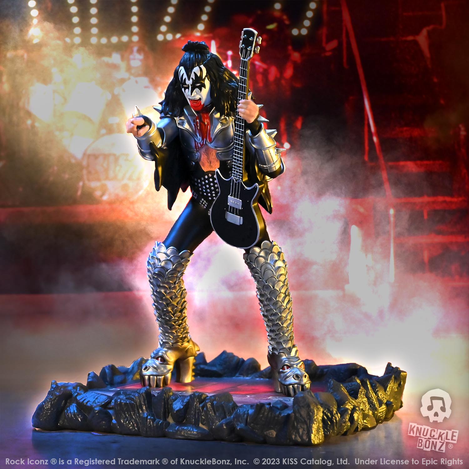 KISS Destroyer The Demon KnuckleBonz Statue