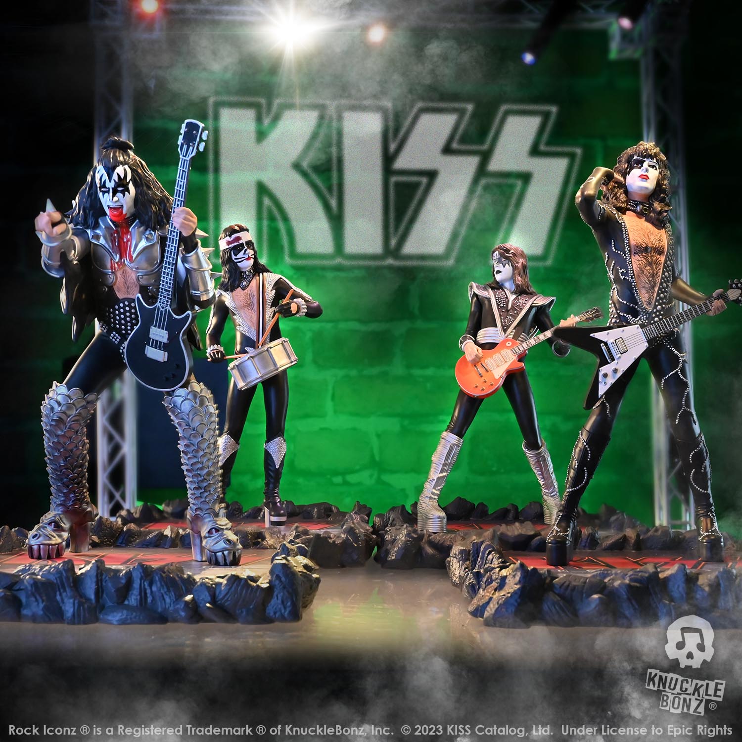 KISS Destroyer The Demon KnuckleBonz Statue