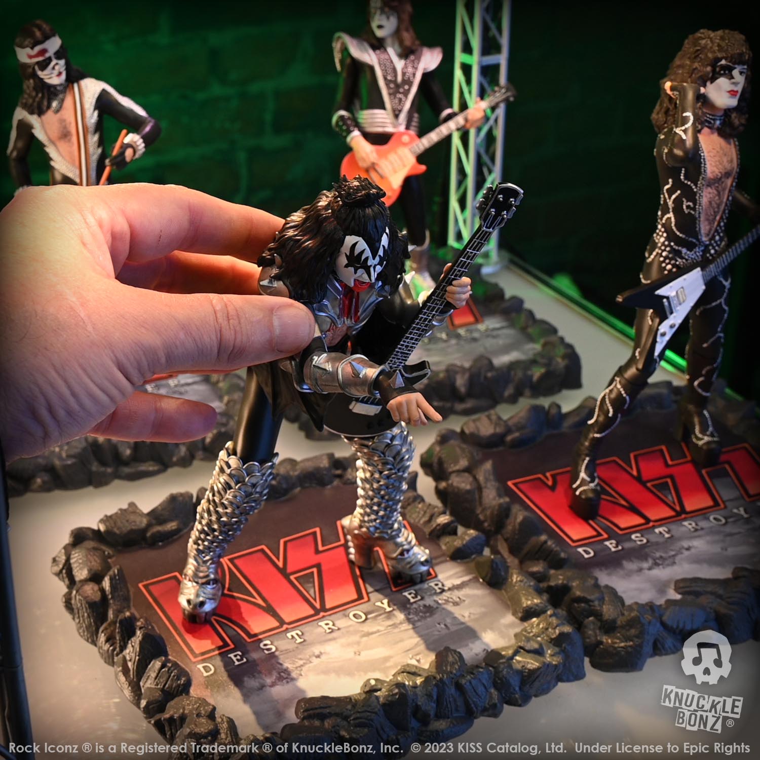 KISS Destroyer The Demon KnuckleBonz Statue