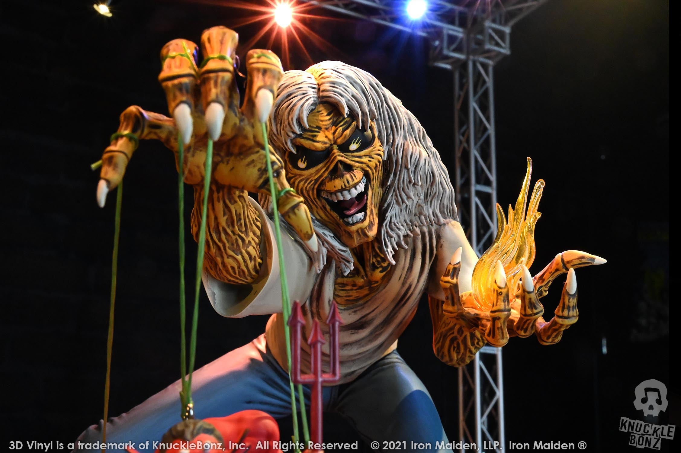Iron Maiden Number of the Beast KnuckleBonz Statue