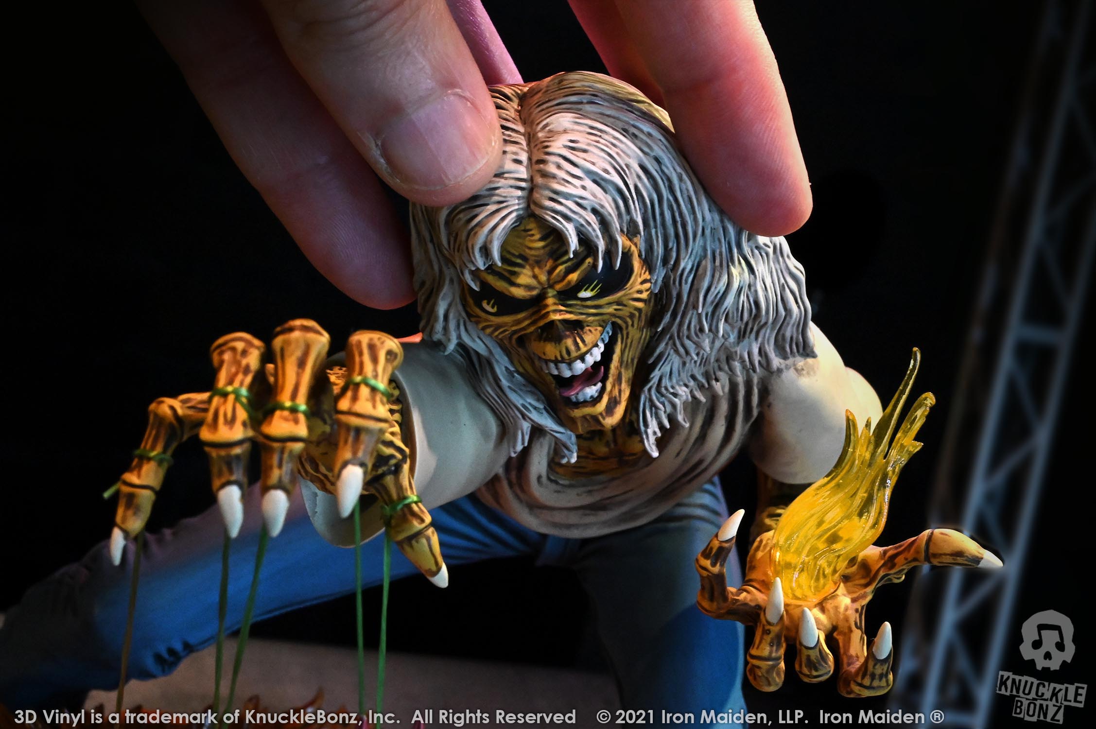 Iron Maiden Number of the Beast KnuckleBonz Statue