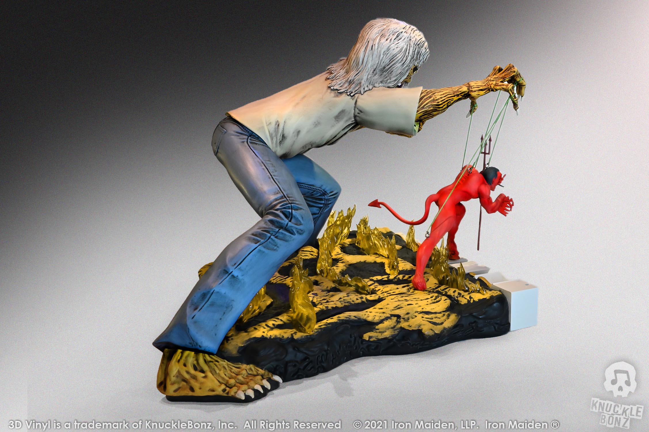 Iron Maiden Number of the Beast KnuckleBonz Statue