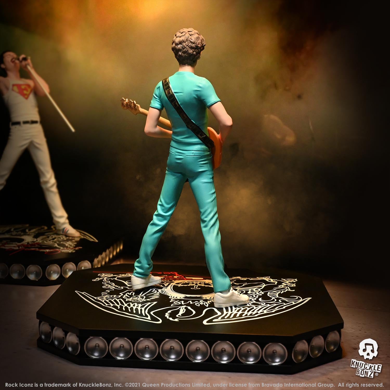 Queen John Deacon KnuckleBonz Statue